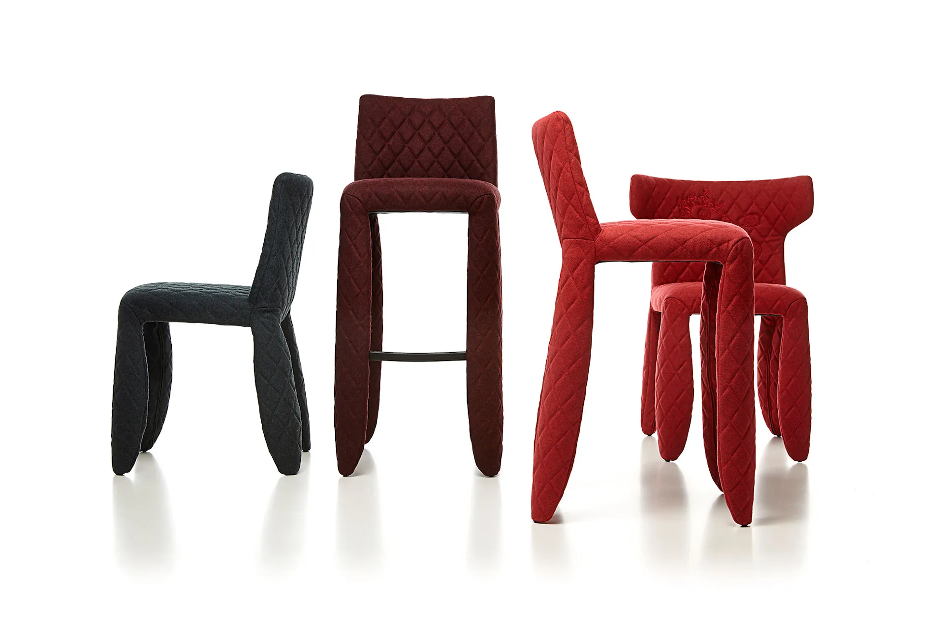 Monster Bar Stool Divina Melange - Moooi - Marcel Wanders - NO GA