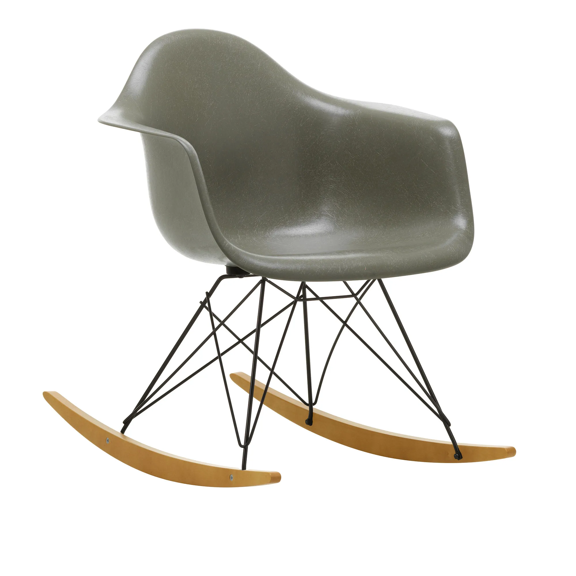 Eames Fiberglass Armchair RAR keinutuoli - 1