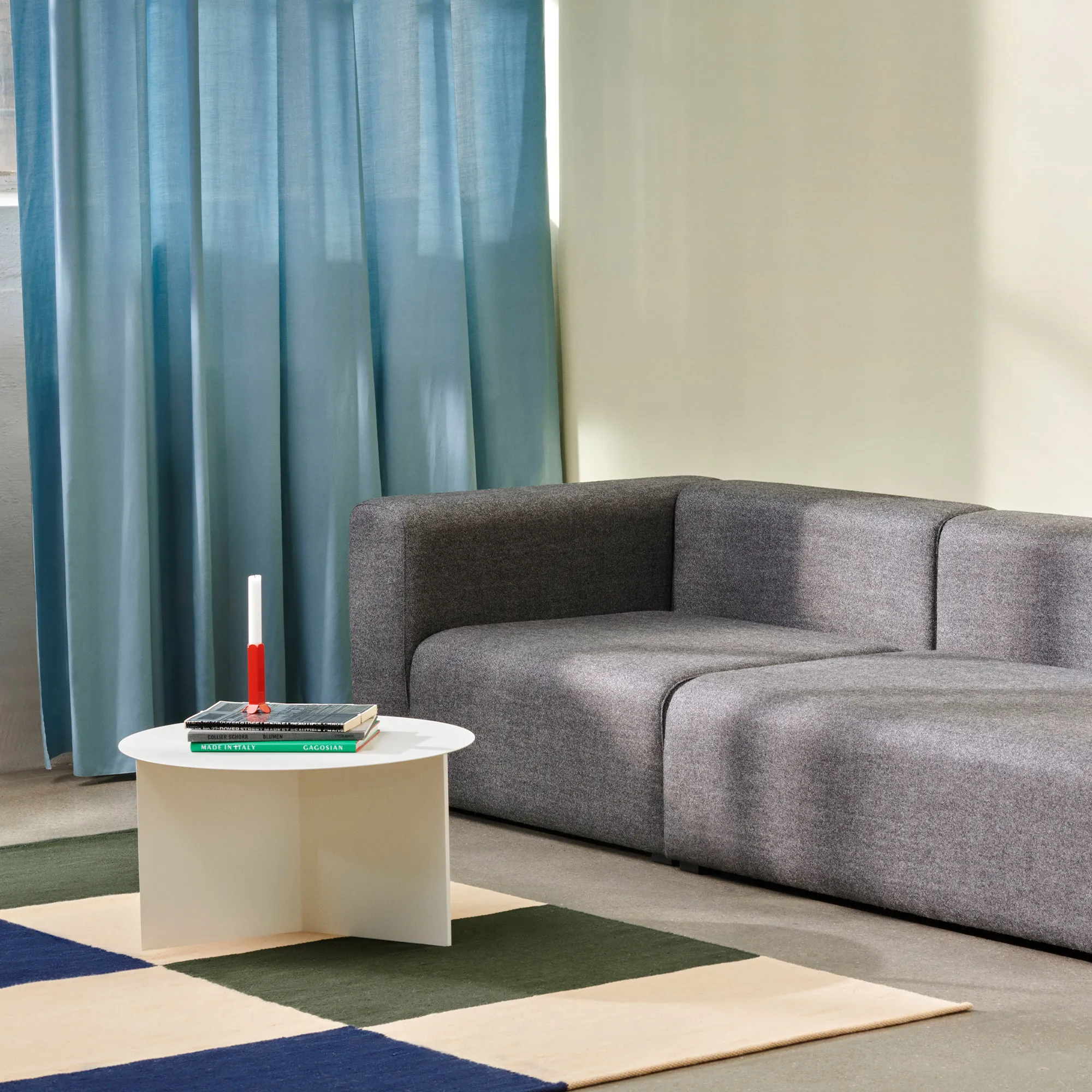 Slit Coffee Table Round High - 11