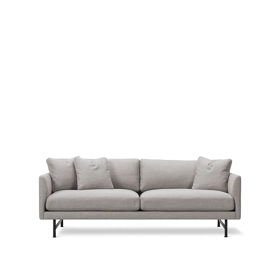 Calmo 2-Seater Sofa Black Steel