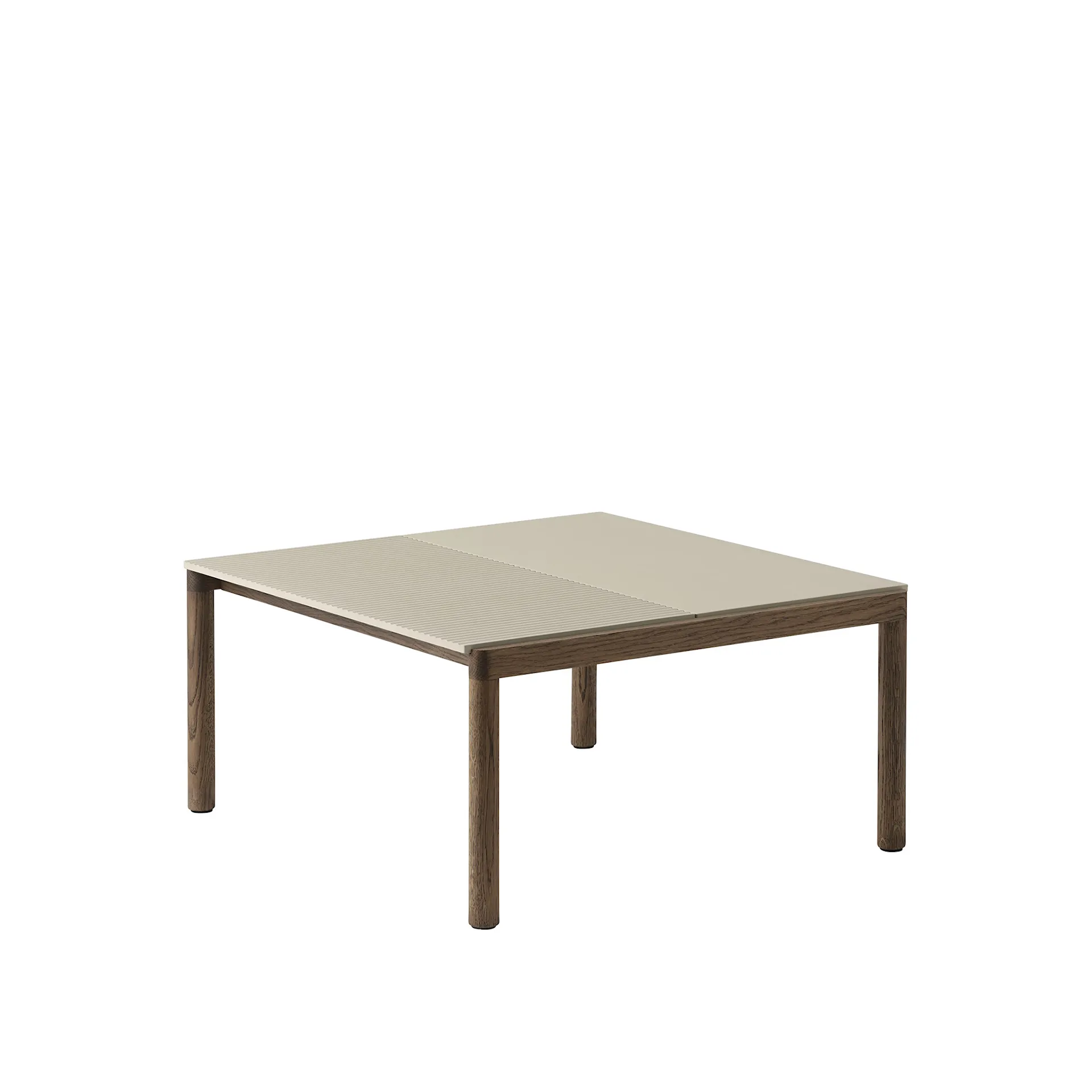 Couple Coffee Table 1 Plain 1 Wavy 80 x 84 x 40 - Muuto - NO GA