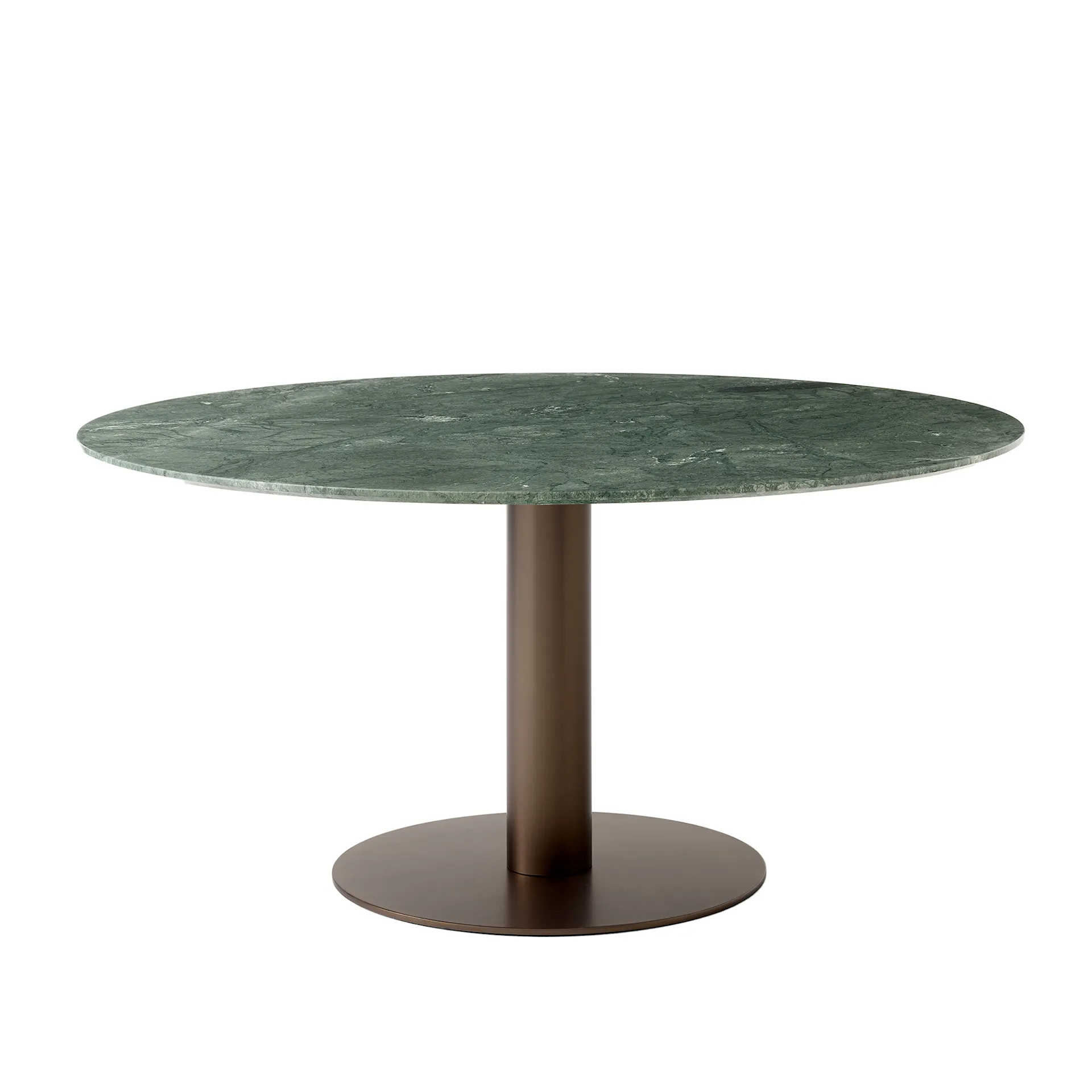 In Between Dining Table SK20 Marble Verde Guatemala Top - &Tradition - Sami Kallio - NO GA