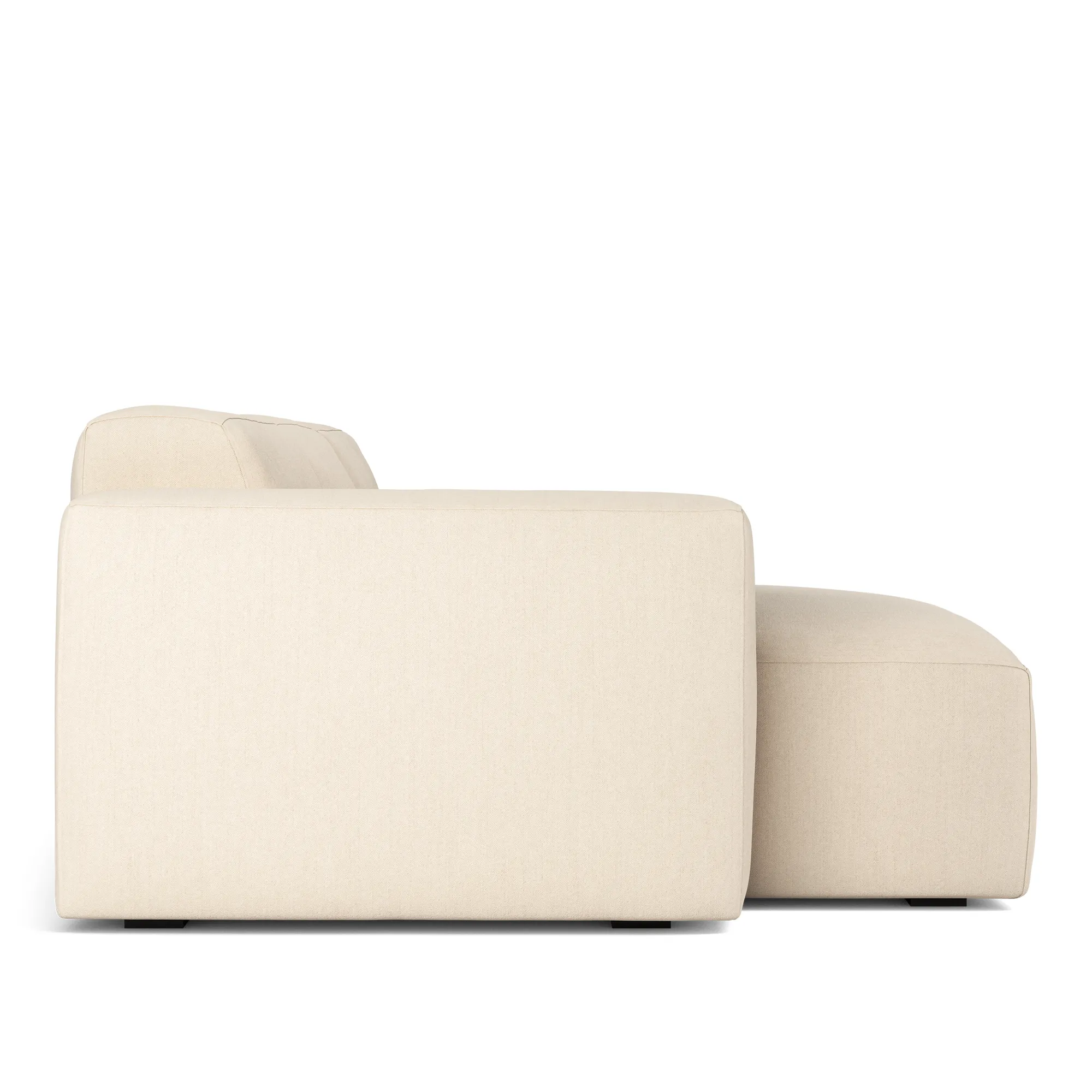 Brick 3-Seater Chaise Lounge Open End Right - 3