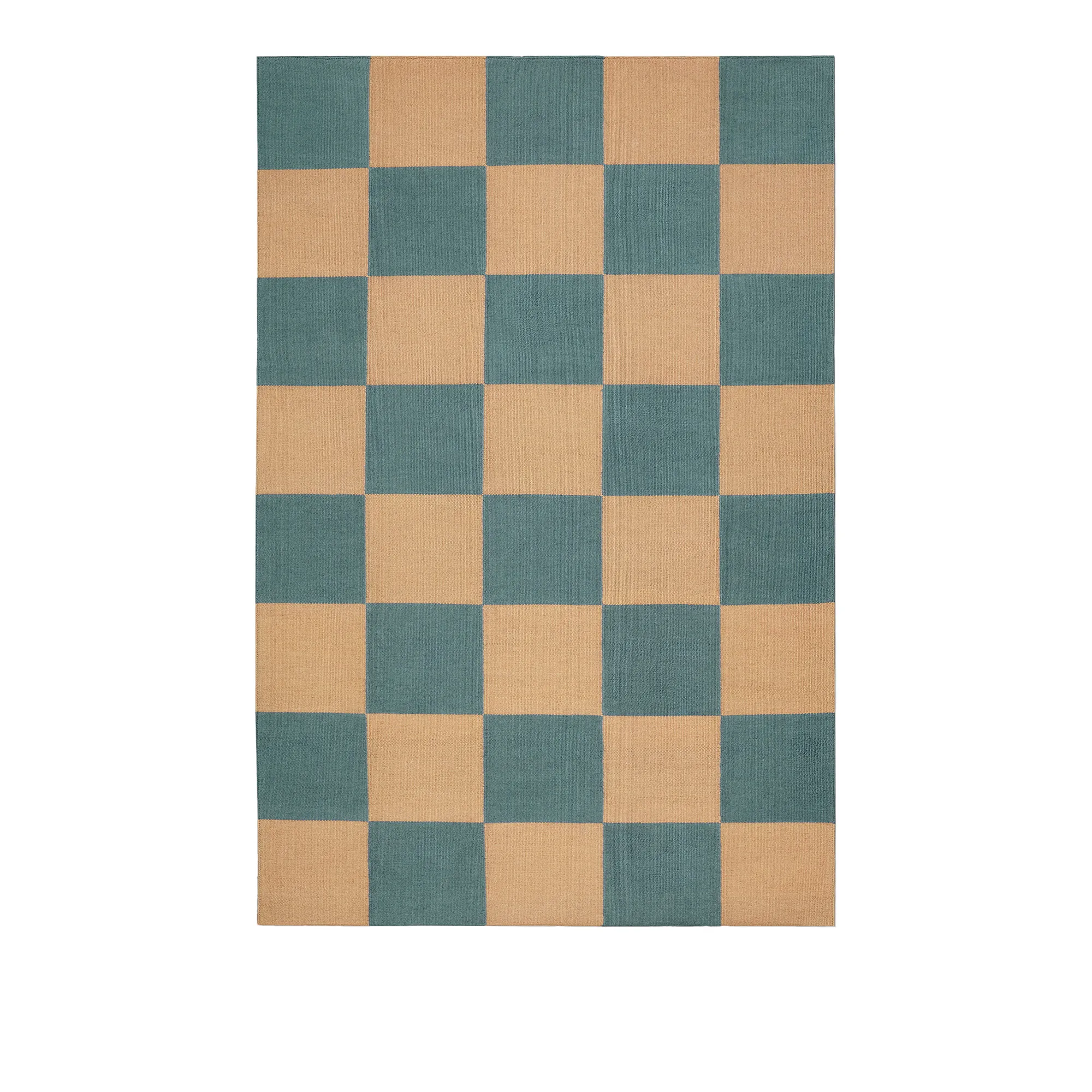 Square Blue/Coral villamatto