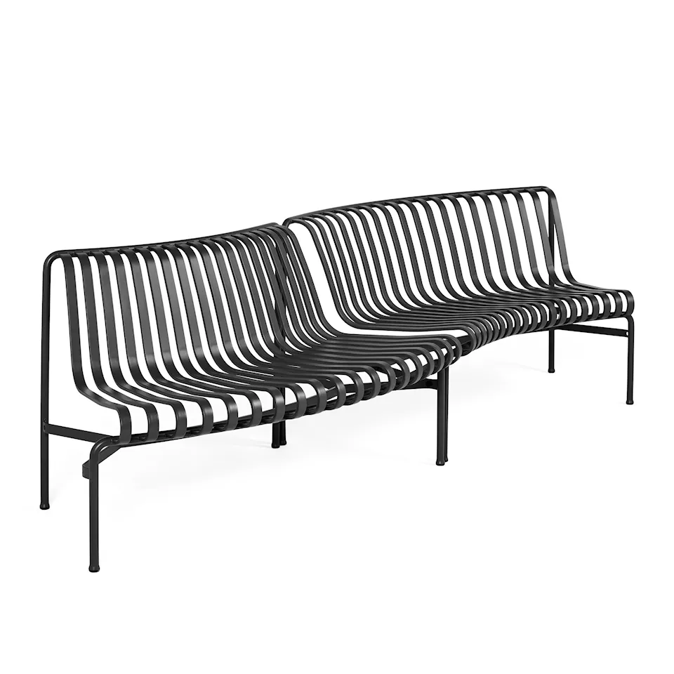 Palissade Park Dining Bench - Anthracite In/Out