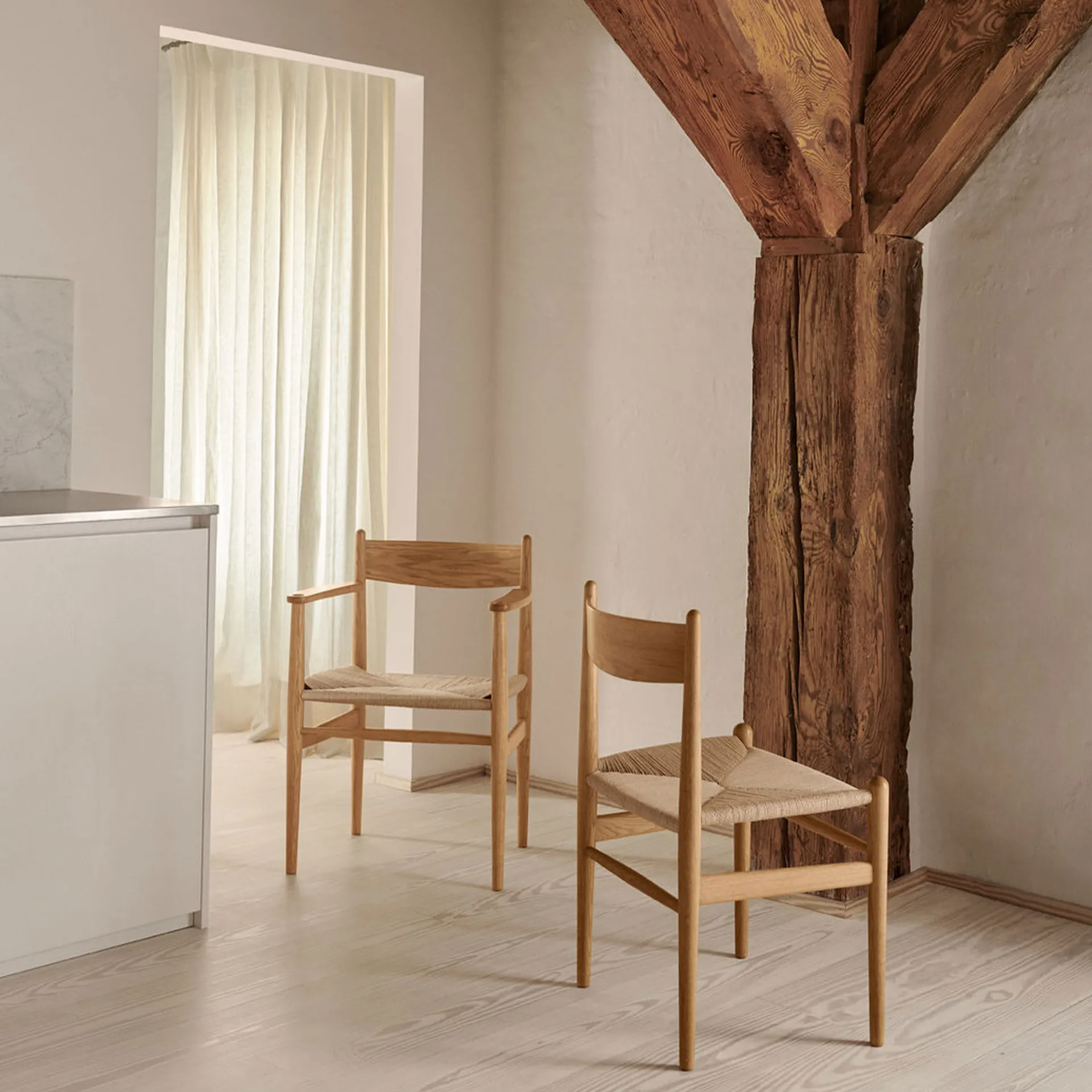 CH37 - Oak/Natural Cord - Carl Hansen - Hans J. Wegner - NO GA