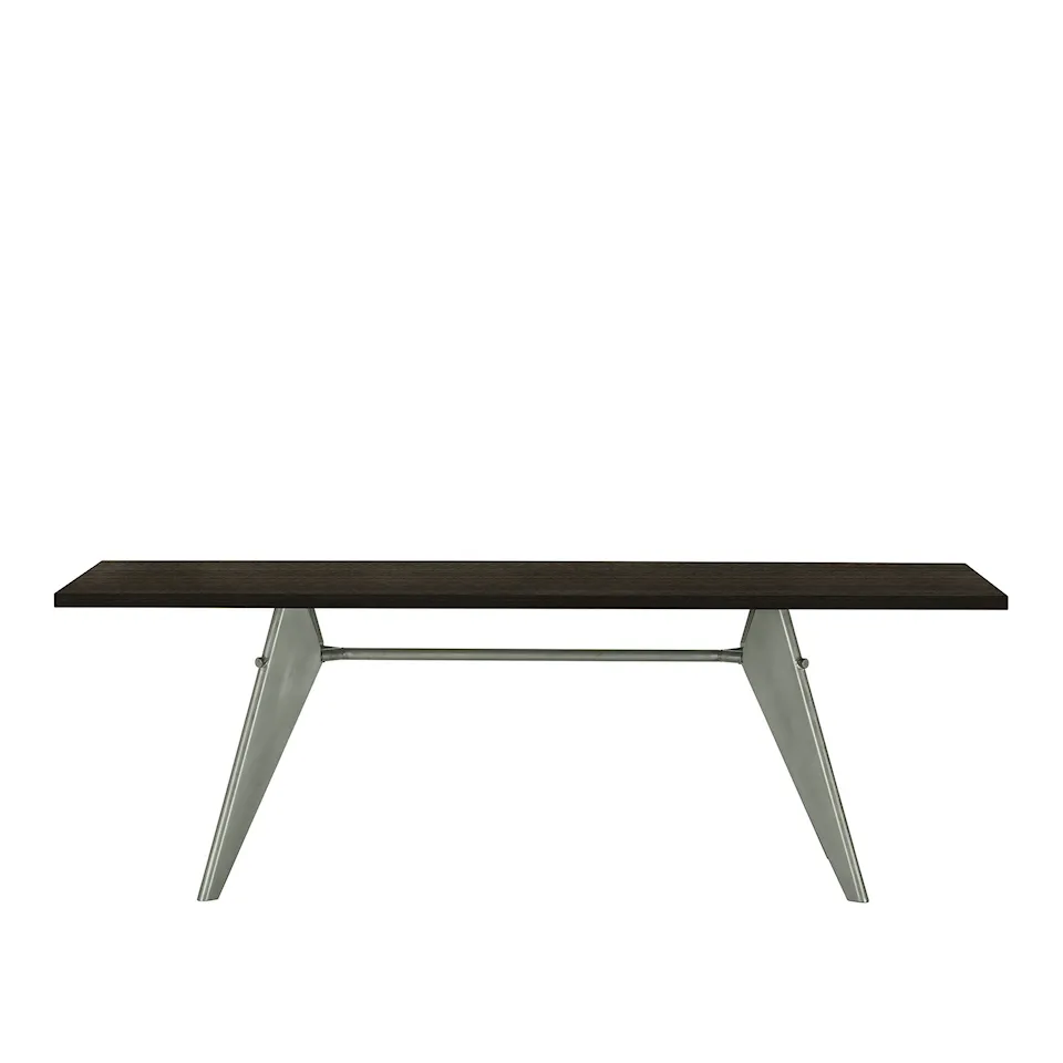 EM Table 180 Prouvé Gris Vermeer / Dark Solid Oak