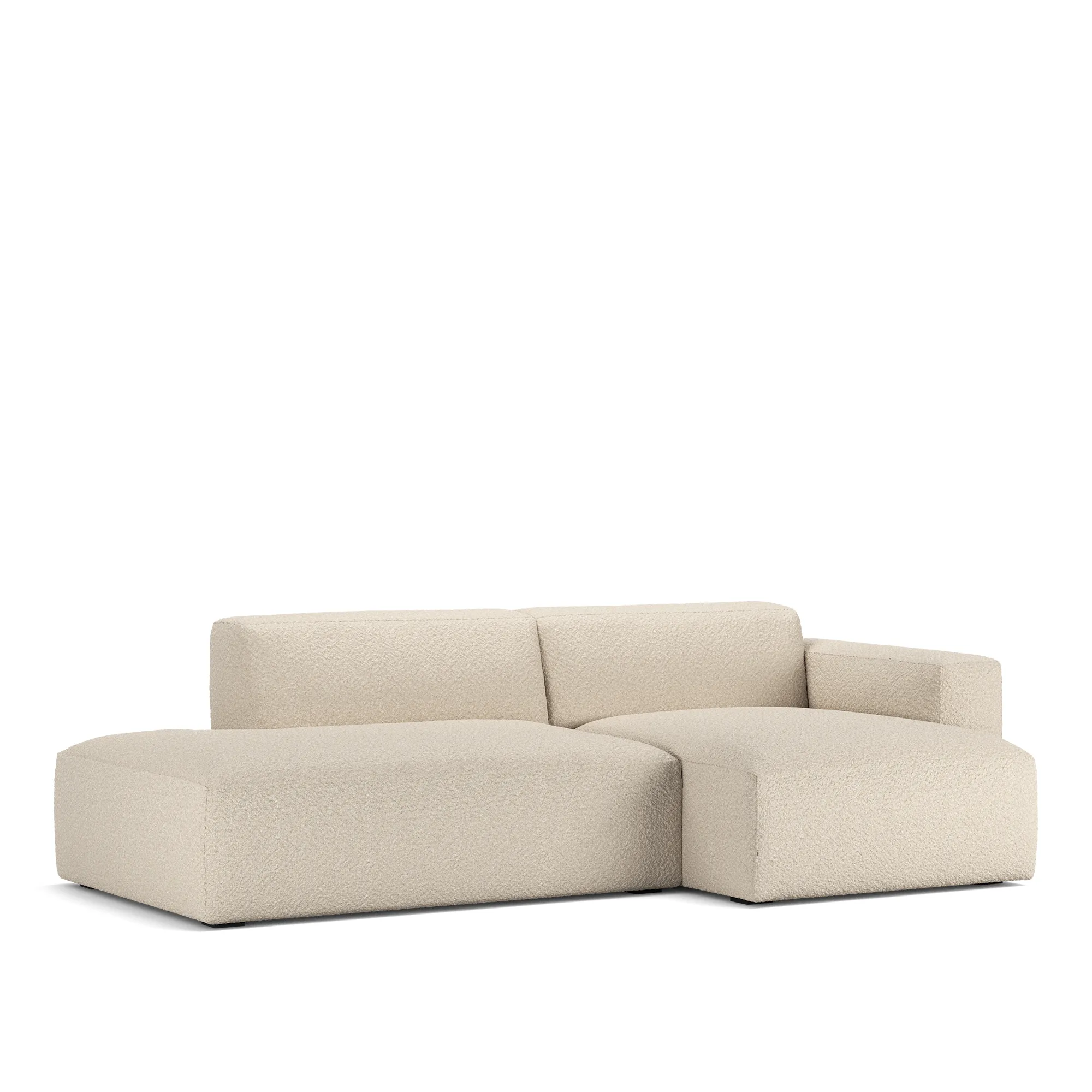Brick 2-Seater Chaise Lounge Open End Left - 2