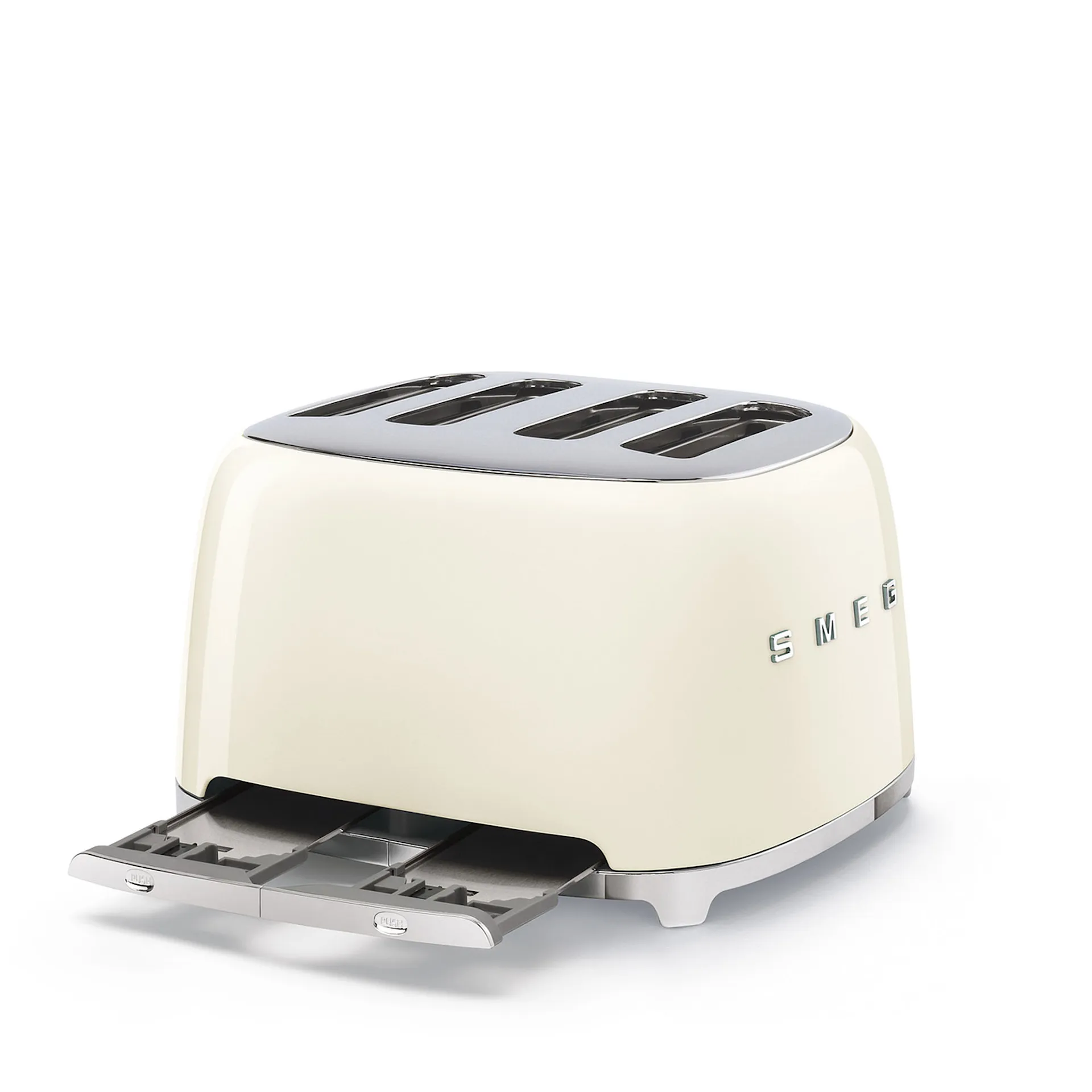 Smeg 4 Slot Toaster Creme - Smeg - NO GA