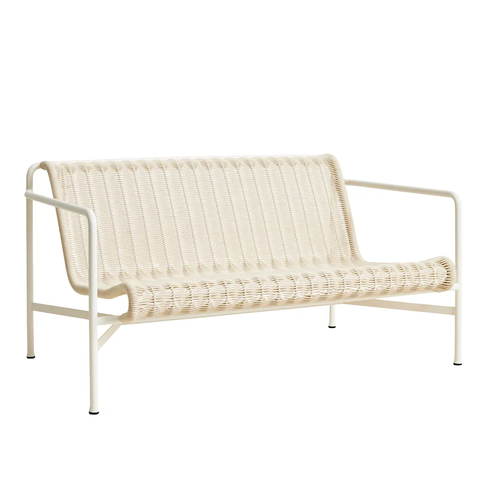 Palissade cord lounge sofa - Creme White