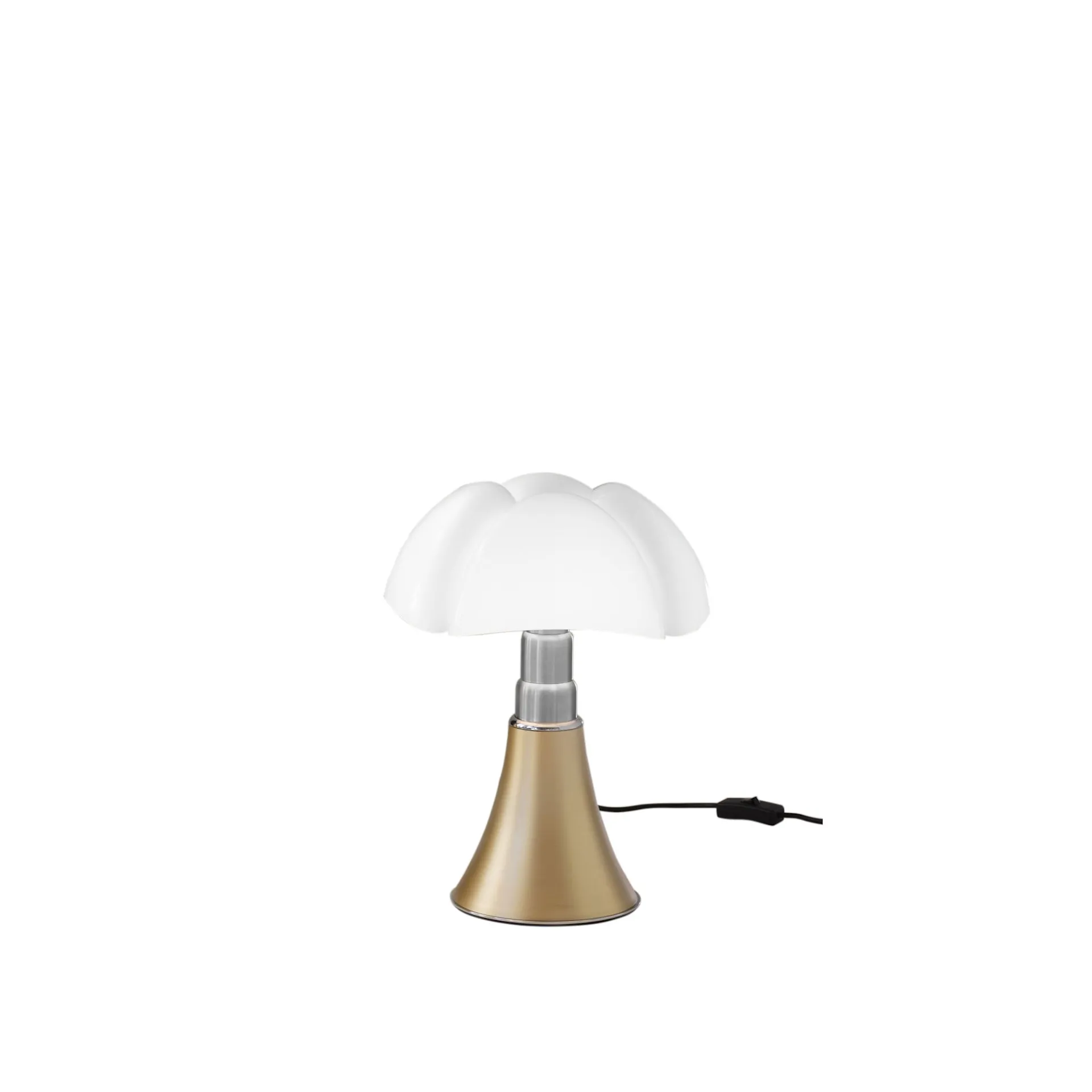 Minipipistrello Table Lamp, Brass - Dimmable - Martinelli Luce - Gae Aulenti - NO GA