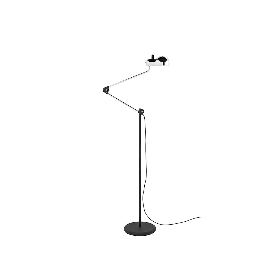 Topo Floor Lamp, Chrome