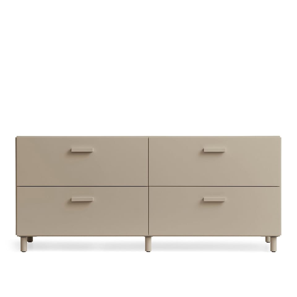 Relief Chest of Drawers Low Legs