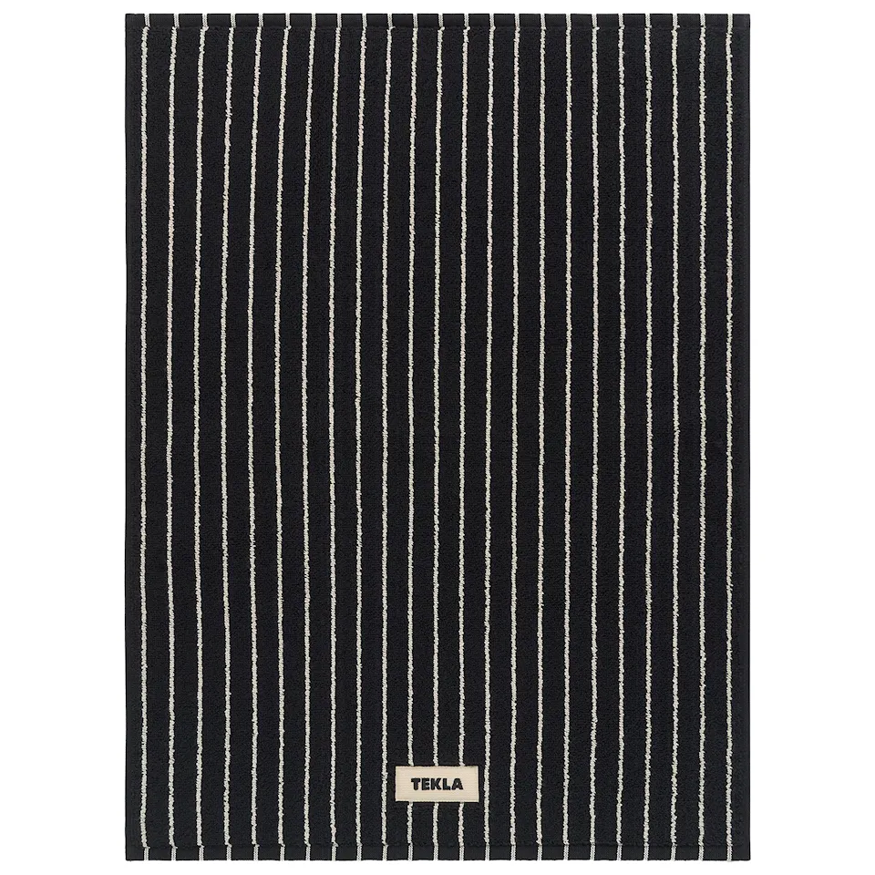 Bath Mat 70X50, Black Stripes