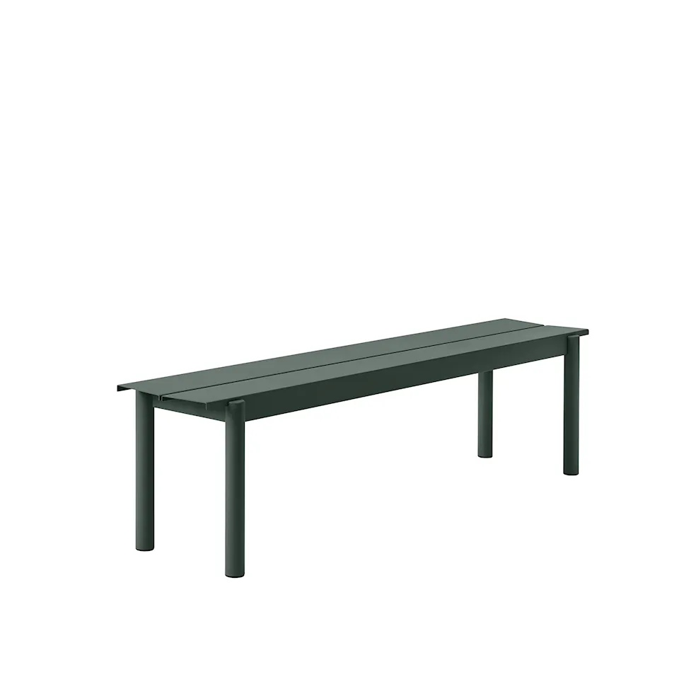 Linear Steel udendørs bænk 170 cm
