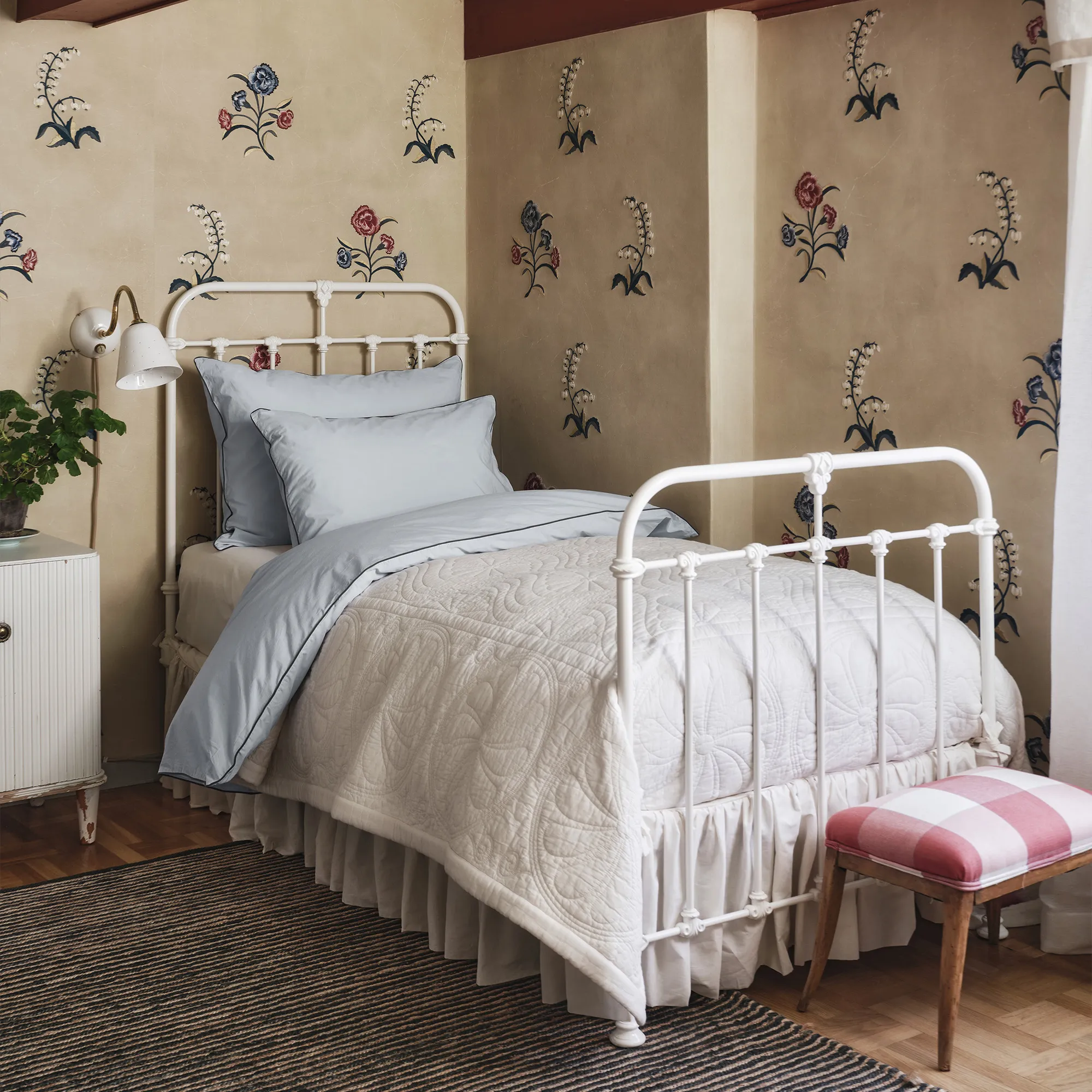 Durham Day Ivory sprei - 2