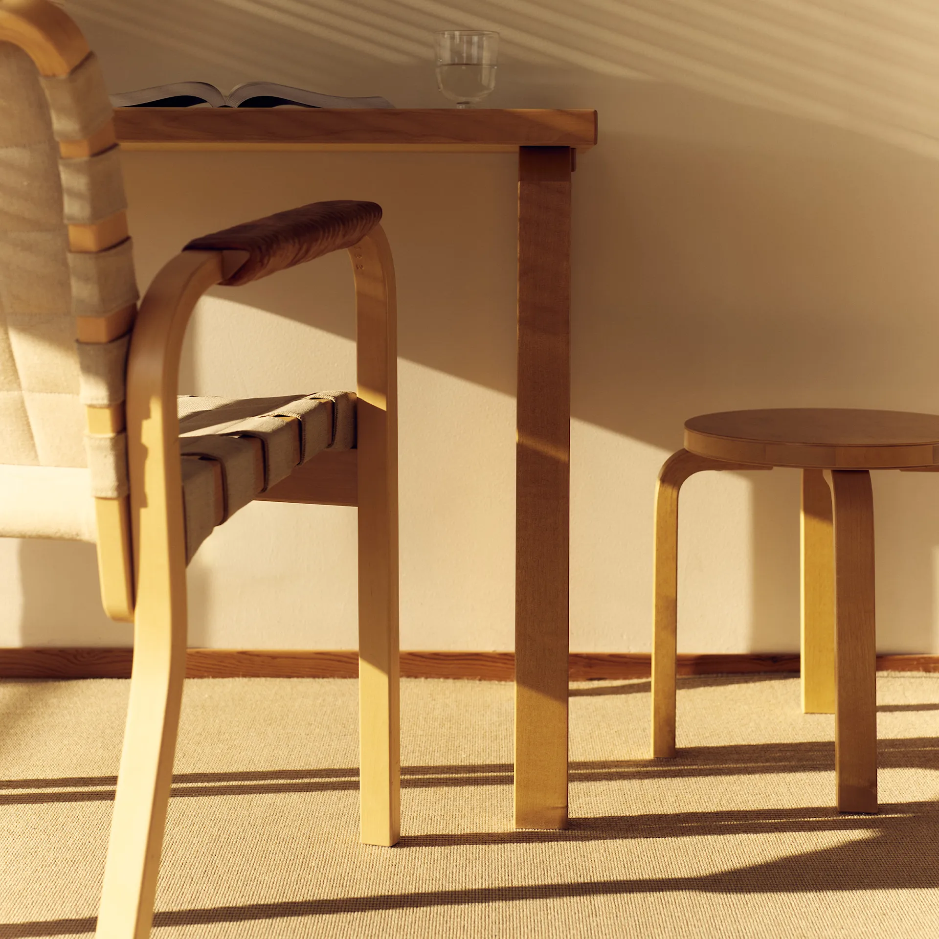 Table 80B Curly Birch Exclusive for NO GA - Artek - Alvar Aalto - NO GA