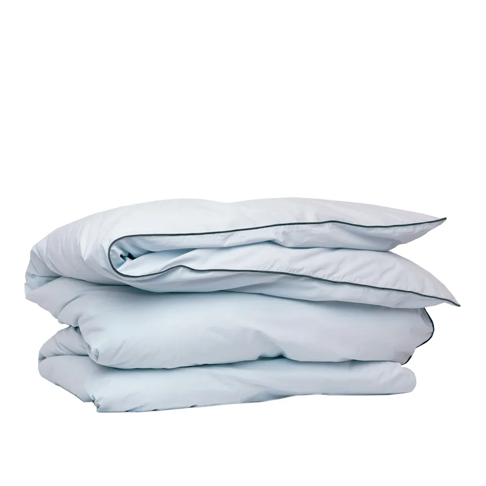 Powder Light Blue/Dark Blue Duvet Cover
