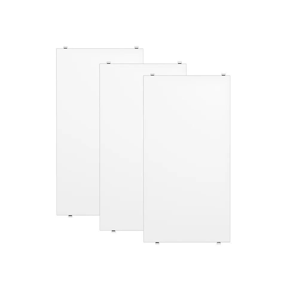 Legplank 58x30cm 3-pack wit