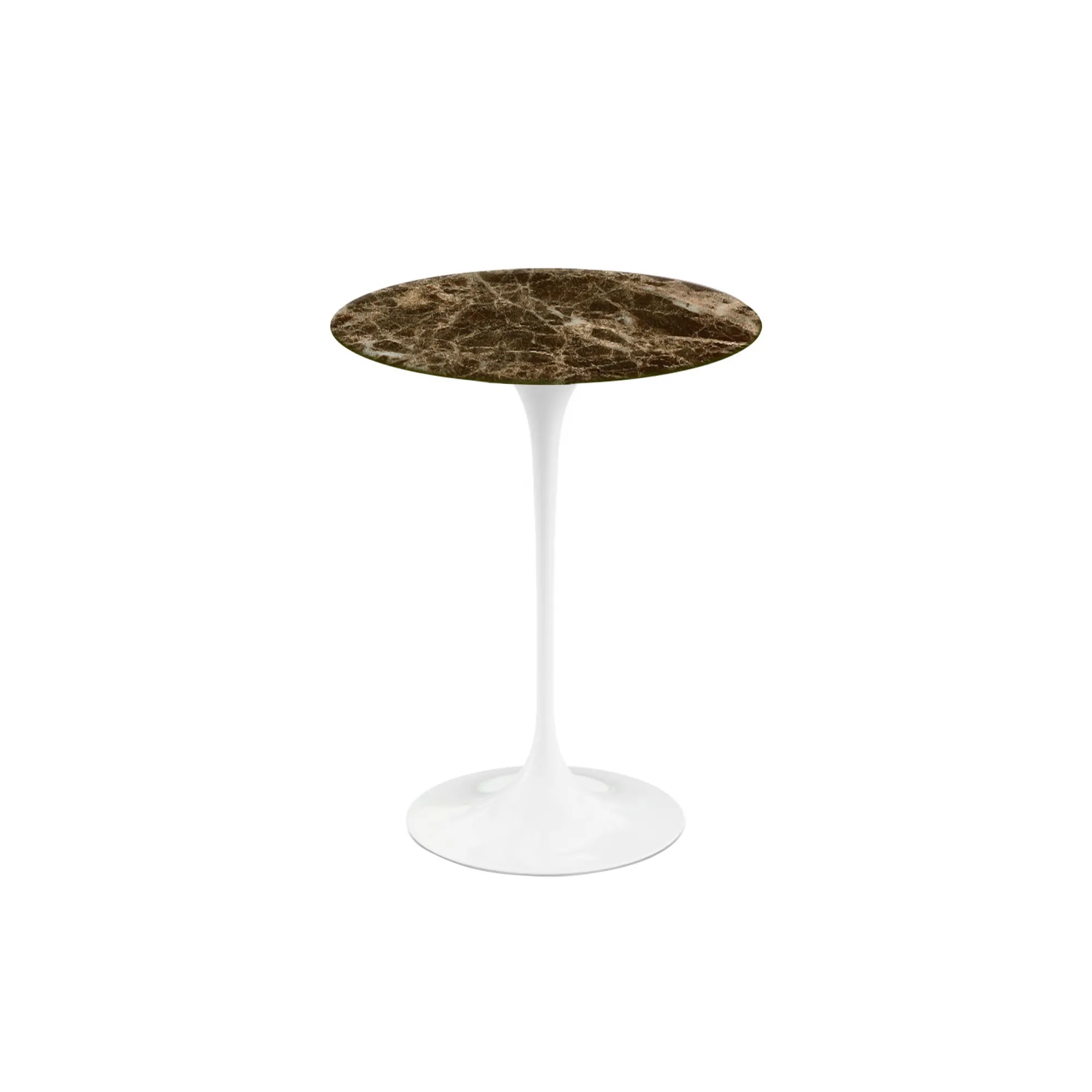 Saarinen Round sivupöytä Ø 41 cm White - 1