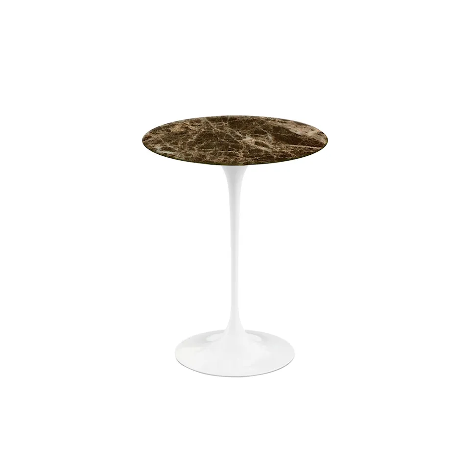 Saarinen Round sivupöytä Ø 41 cm White