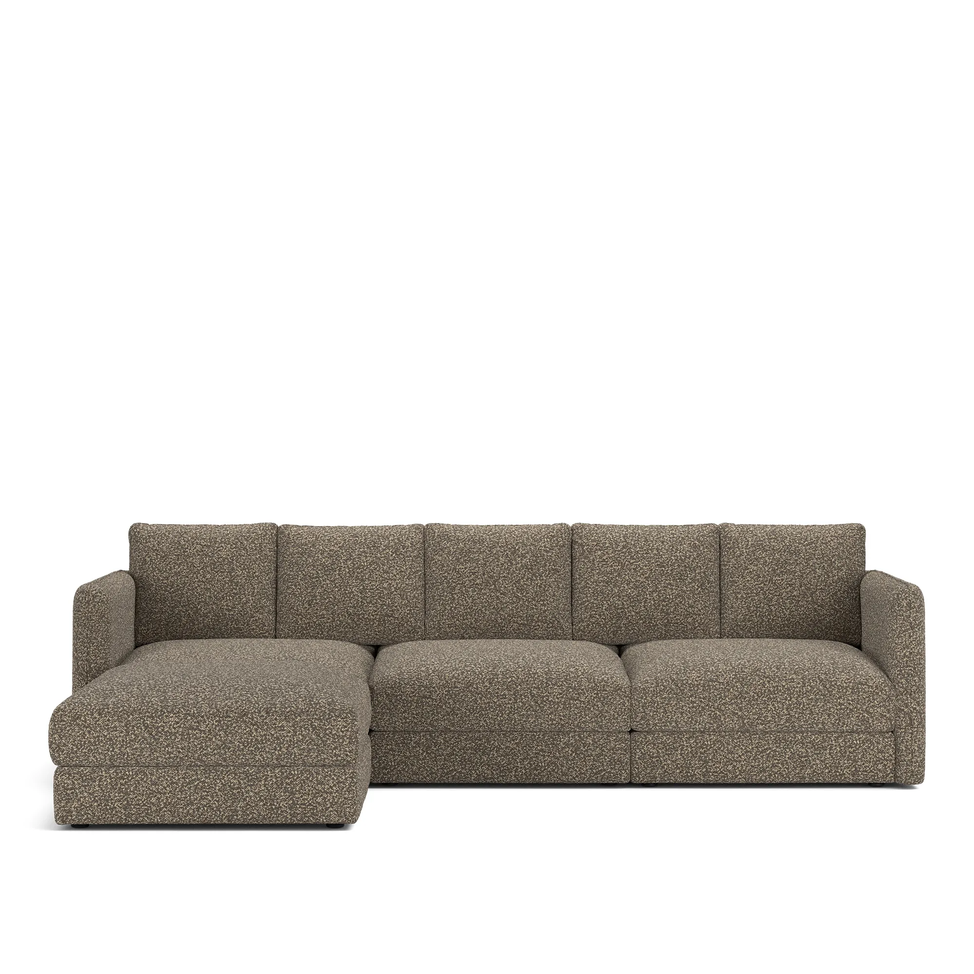 Pavarotti 02 3-personers sofa med fodskammel - 1