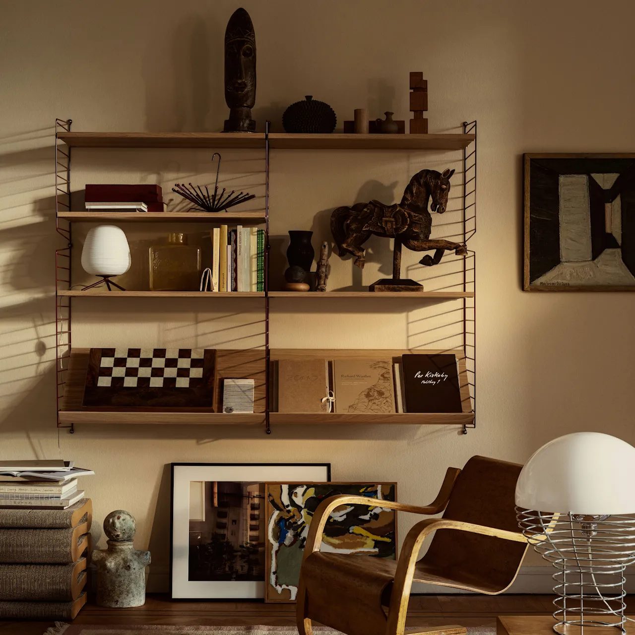 Wall end 50x30cm 2-pack dark brown