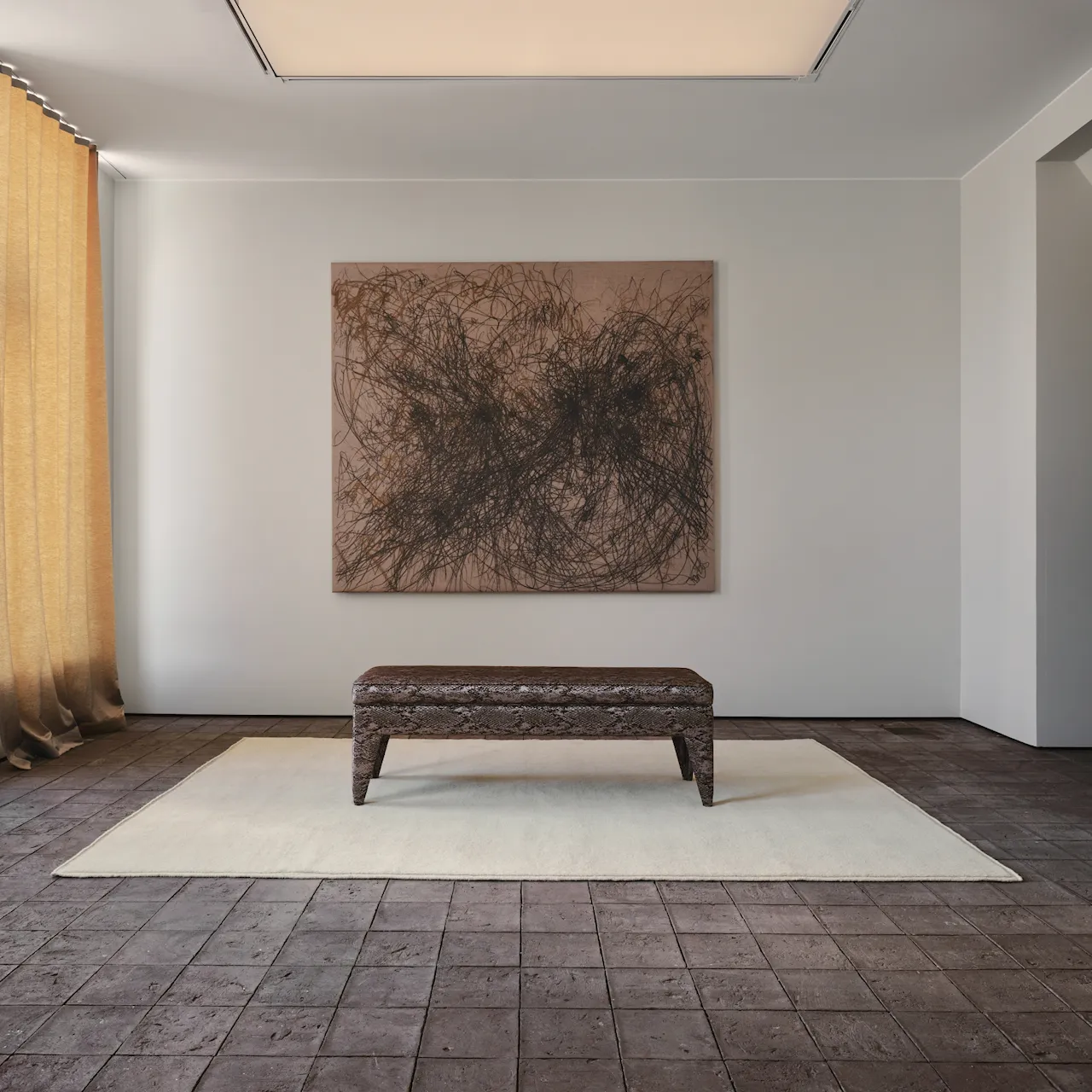 Palette Ivory wollen mat