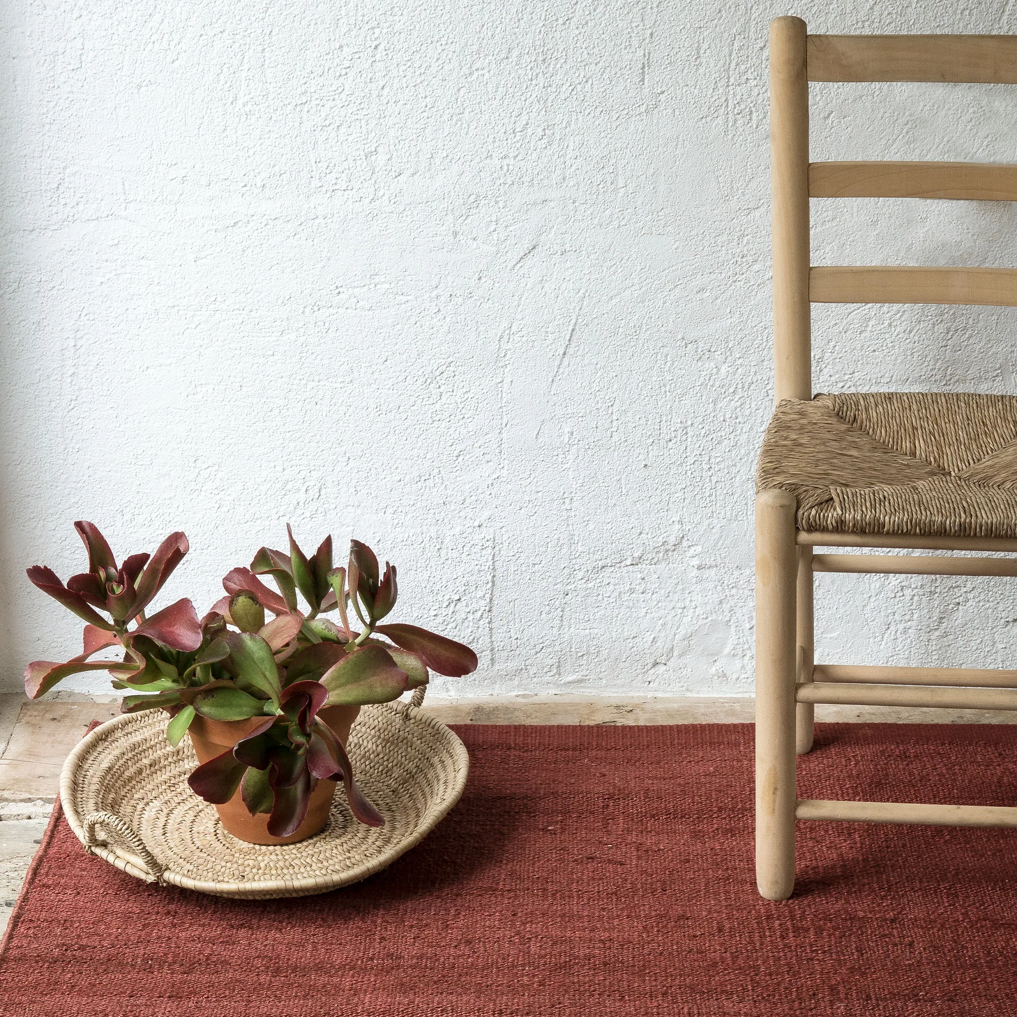 Vegetal jute rug Garnet - 2