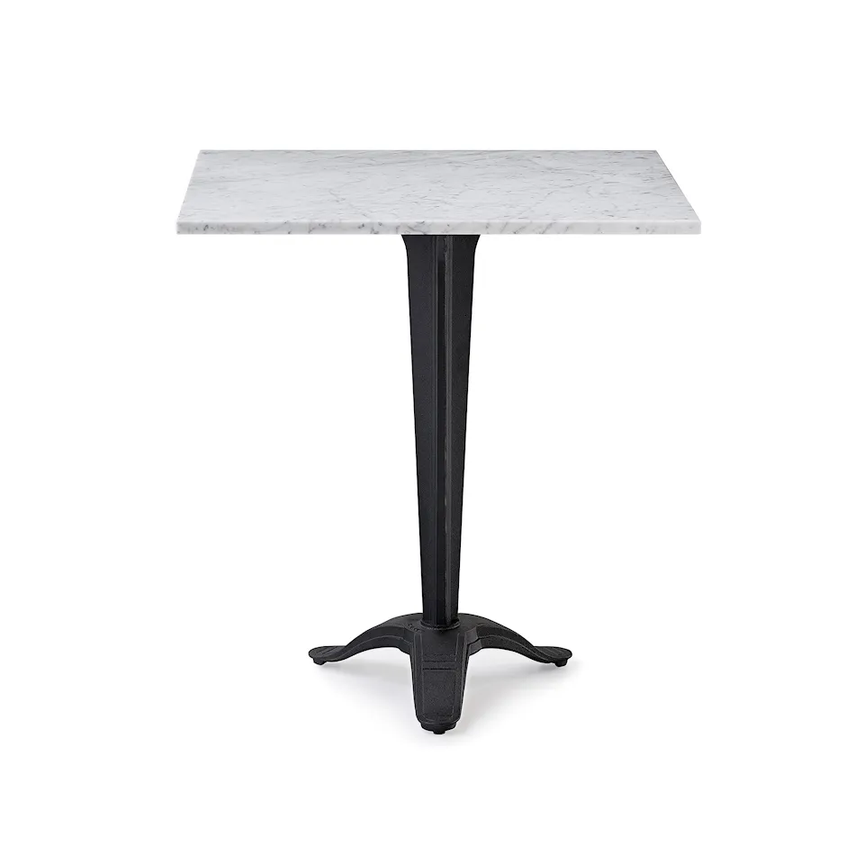 Calais Table Small Foot White Carrara Marble