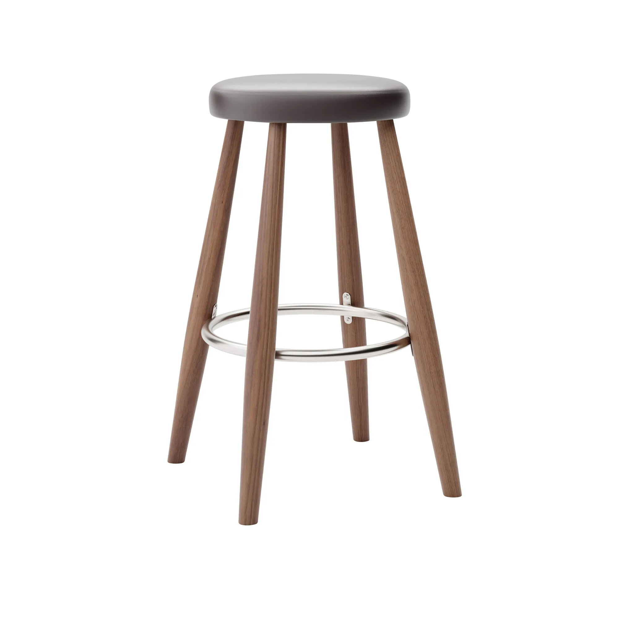 CH58 Bar Stool Walnut - 1