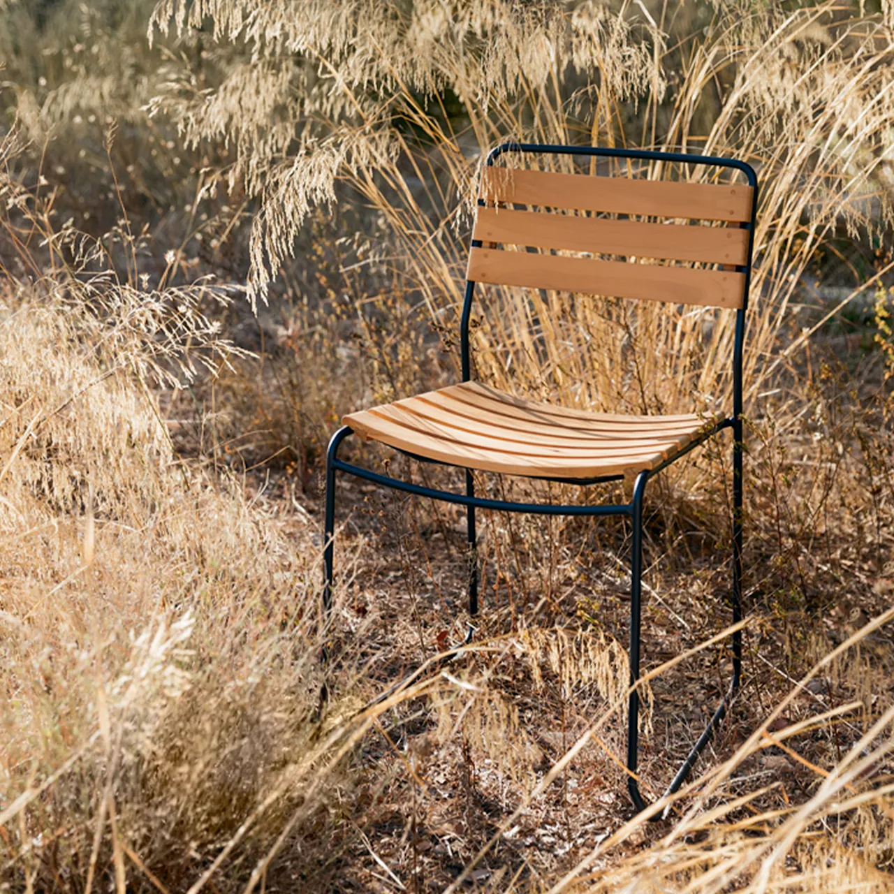 Surprising Teak Chair - Anthracite