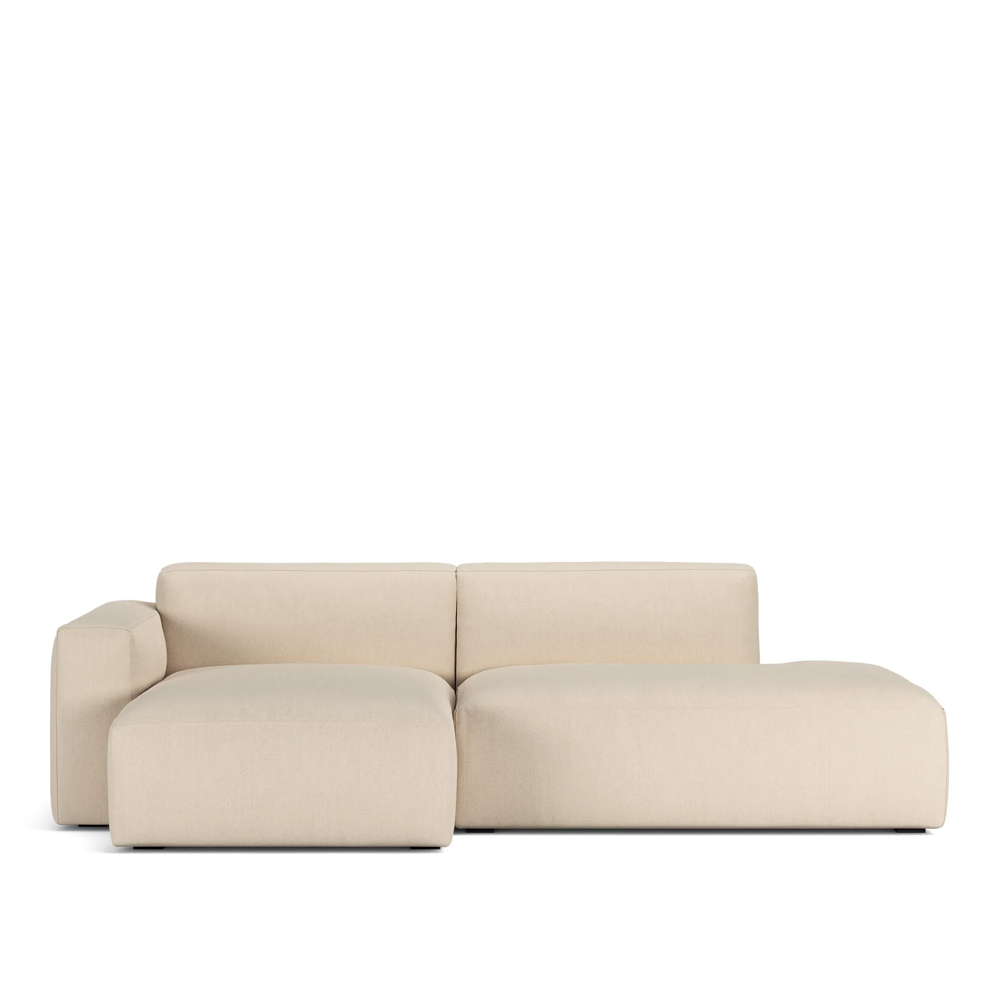 Brick 2-Seater Chaise Lounge Open End Right - 1