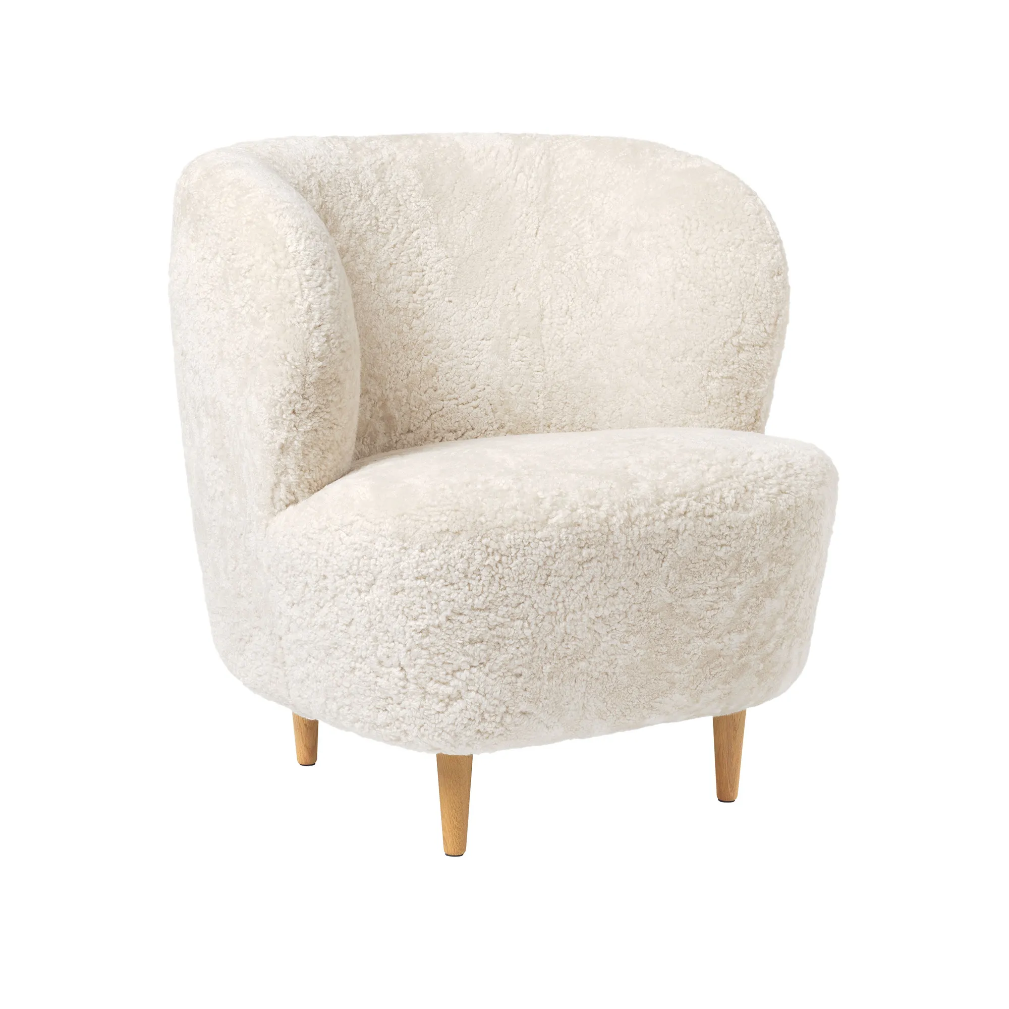 Stay Lounge Chair Sheepskin Oak - 1