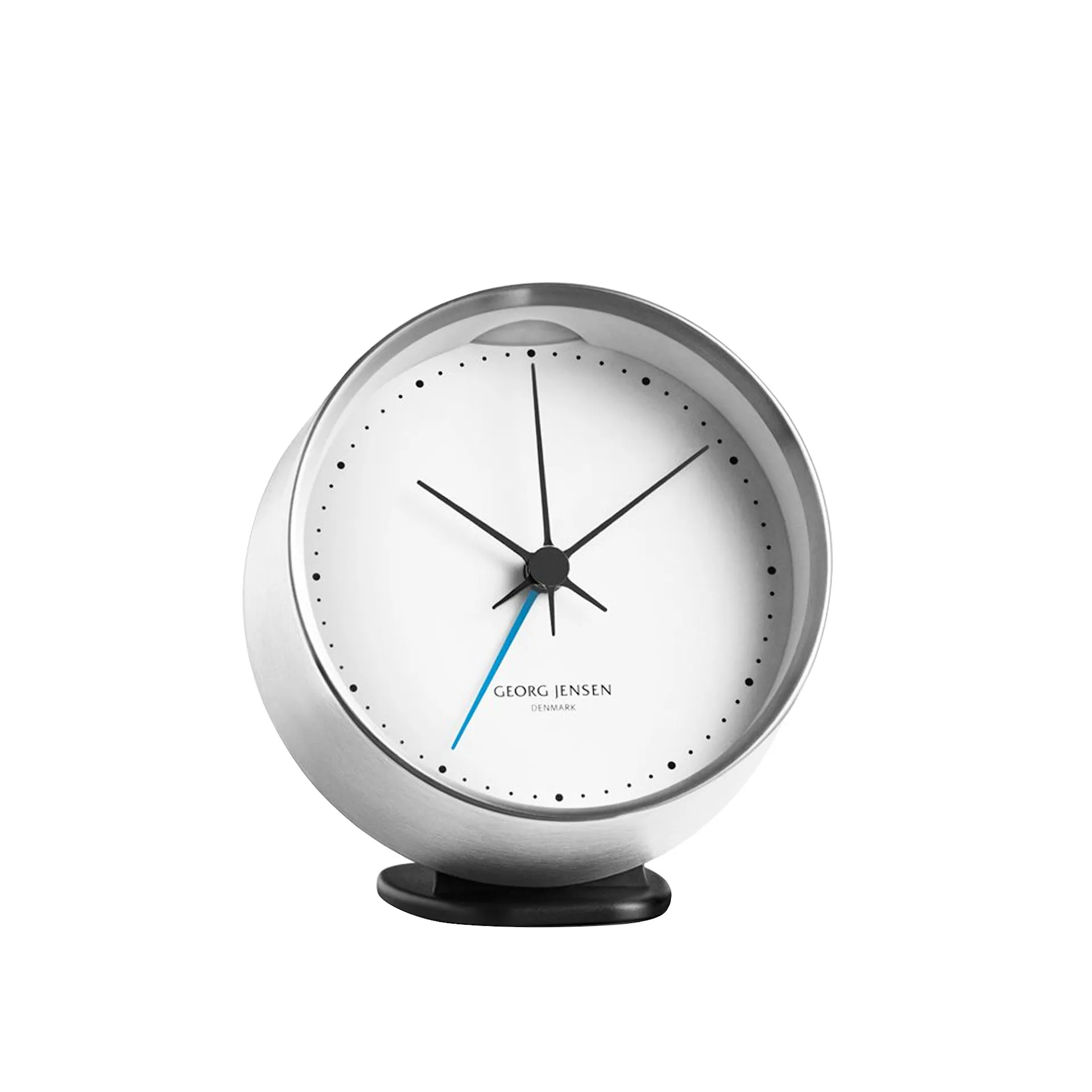 Henning Koppel Alarm Clock - Steel/White - Georg Jensen - Henning Koppel - NO GA