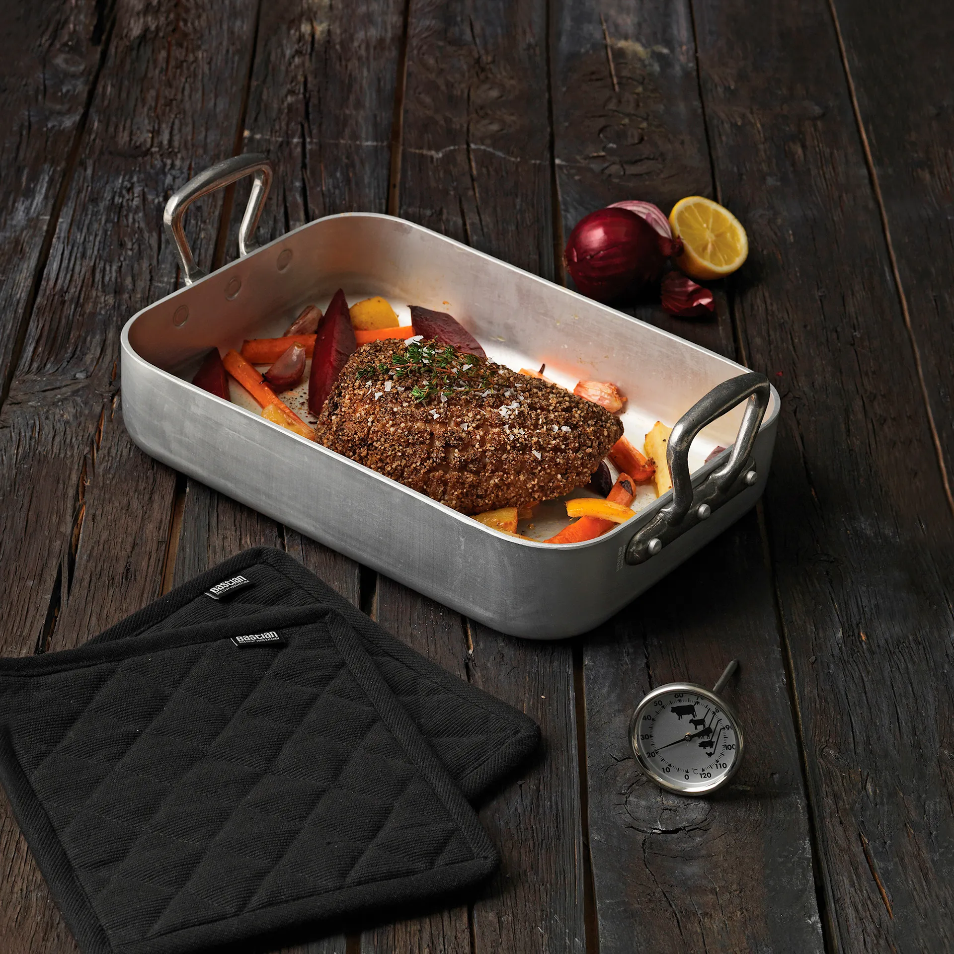 Roasting Pan Pro-Alu Aluminium/Iron - Mauviel - NO GA