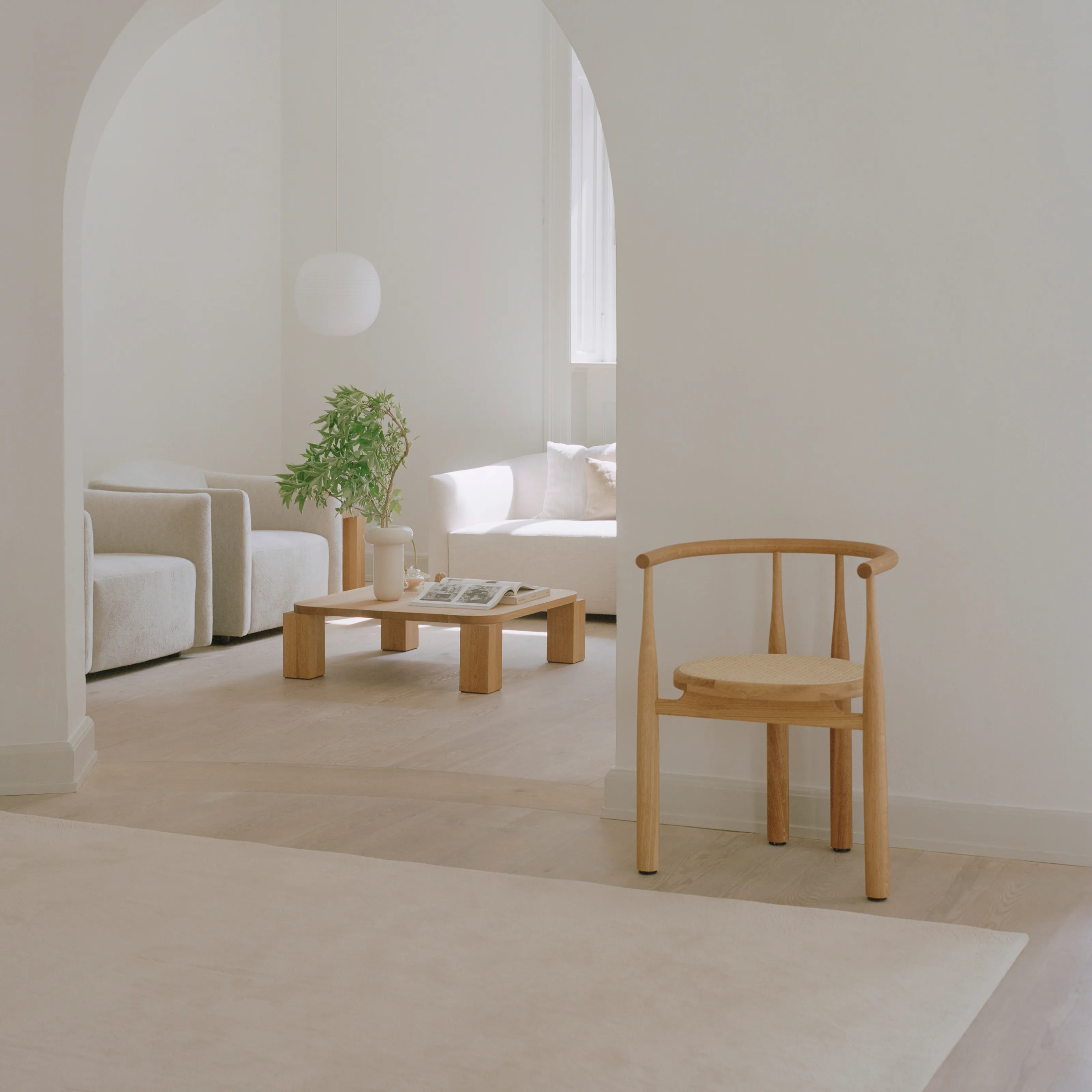Bukowski chair with french cane - 10