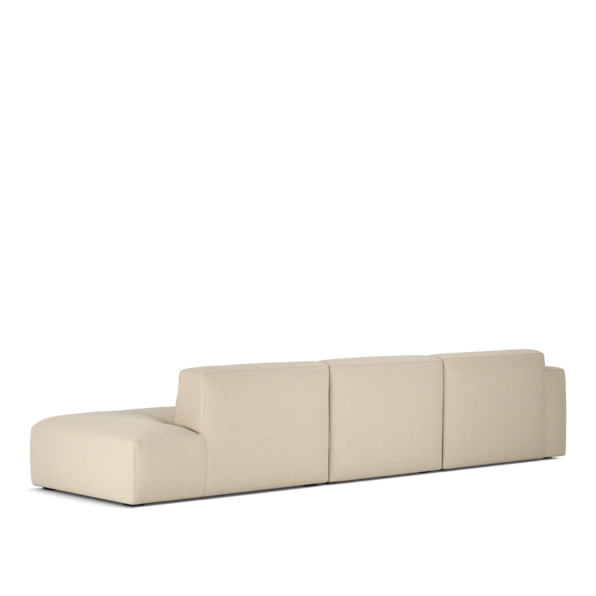 Brick 3-Seater Chaise Lounge Open End Right - 7