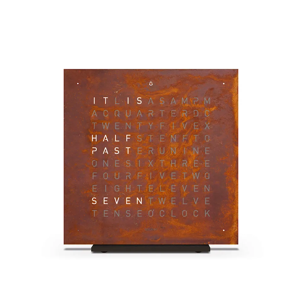 Qlocktwo Touch Special Edition - Creator's Edition Rust