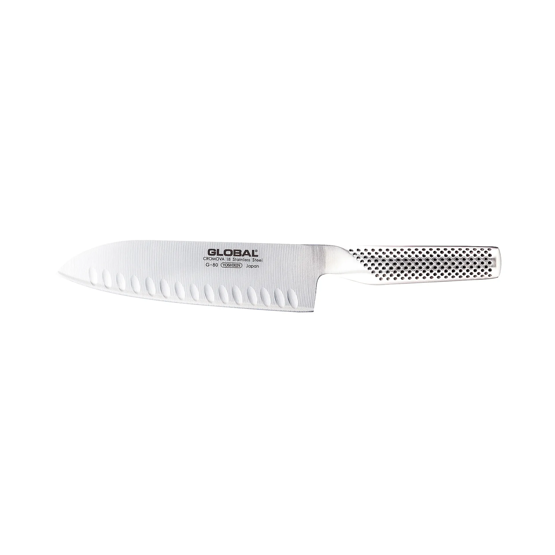 Global G-80 Santoku Knife Olive Sharpened 18 cm - Global - NO GA