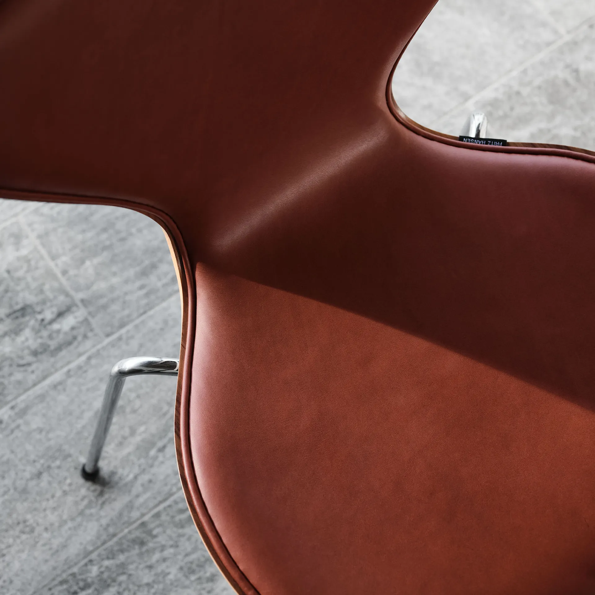 Series 7 chair 3107 walnut veneer steel frame chrome - Fritz Hansen - Arne Jacobsen - NO GA