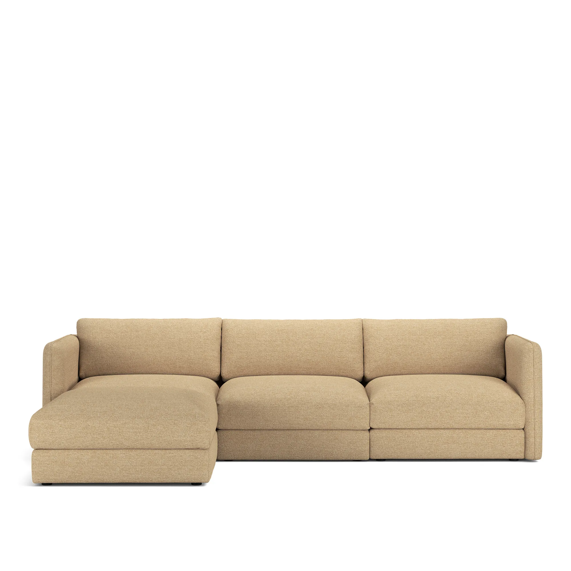Pavarotti 03 3-personers sofa med fodskammel - 1