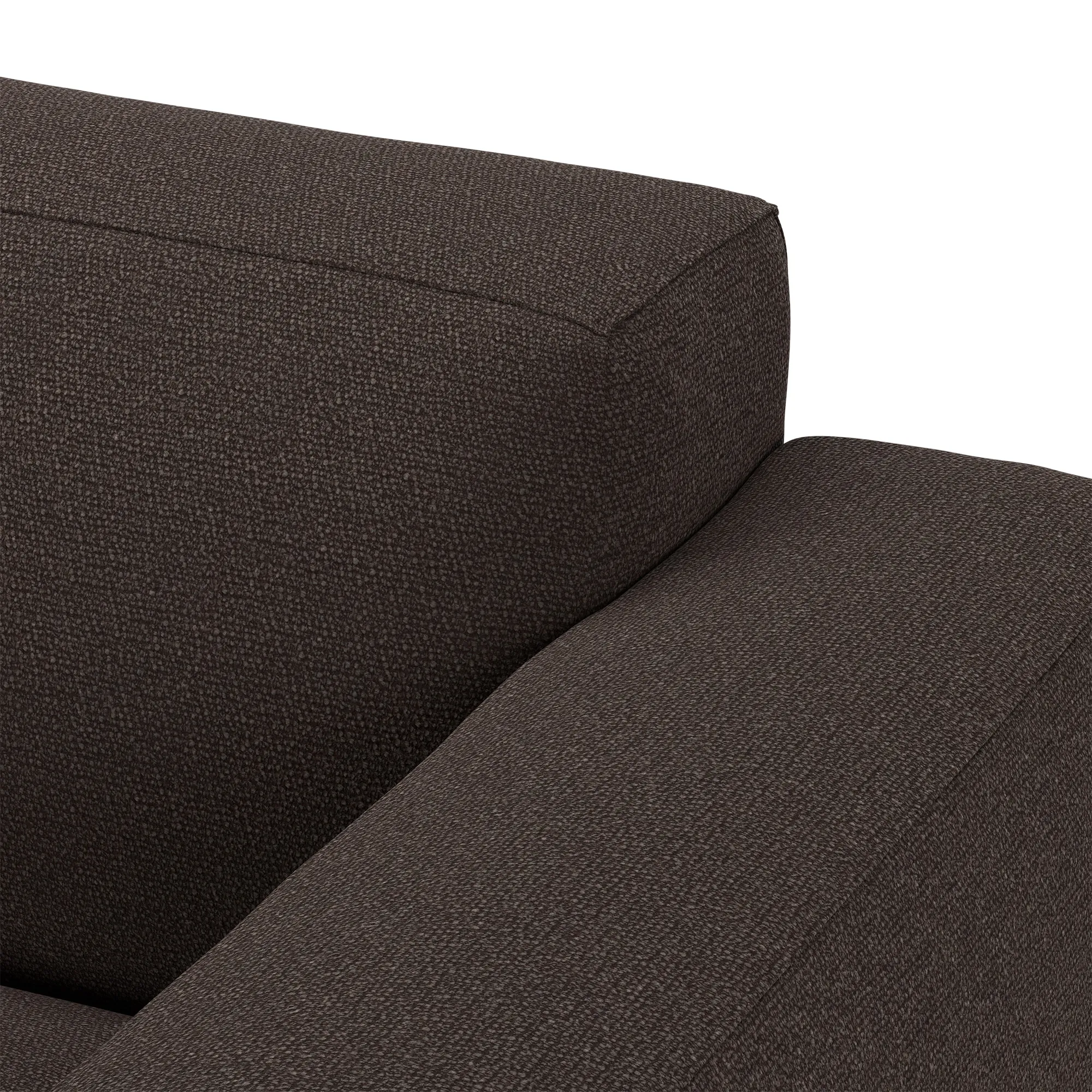 Brick 2-Seater Chaise Lounge Left - 3