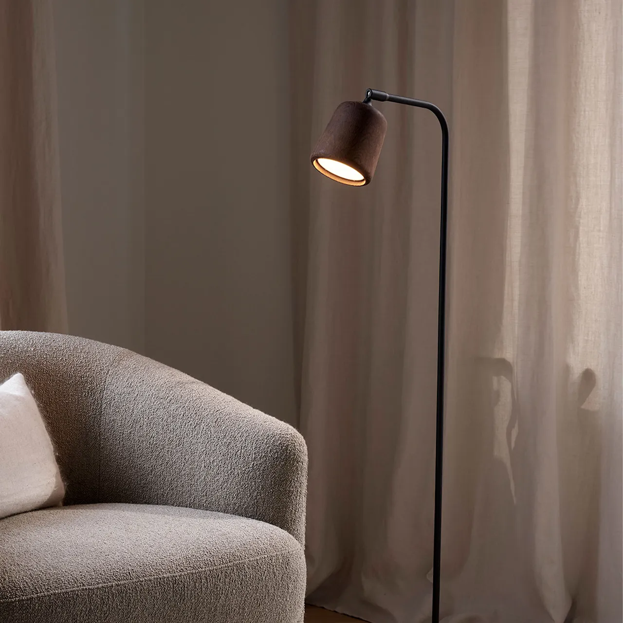 Material Floor Lamp