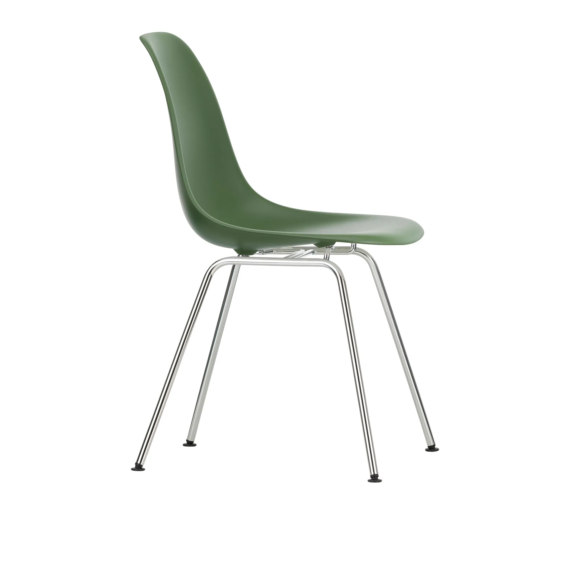 Eames RE Plastic Chair DSX stol Chrome - 1