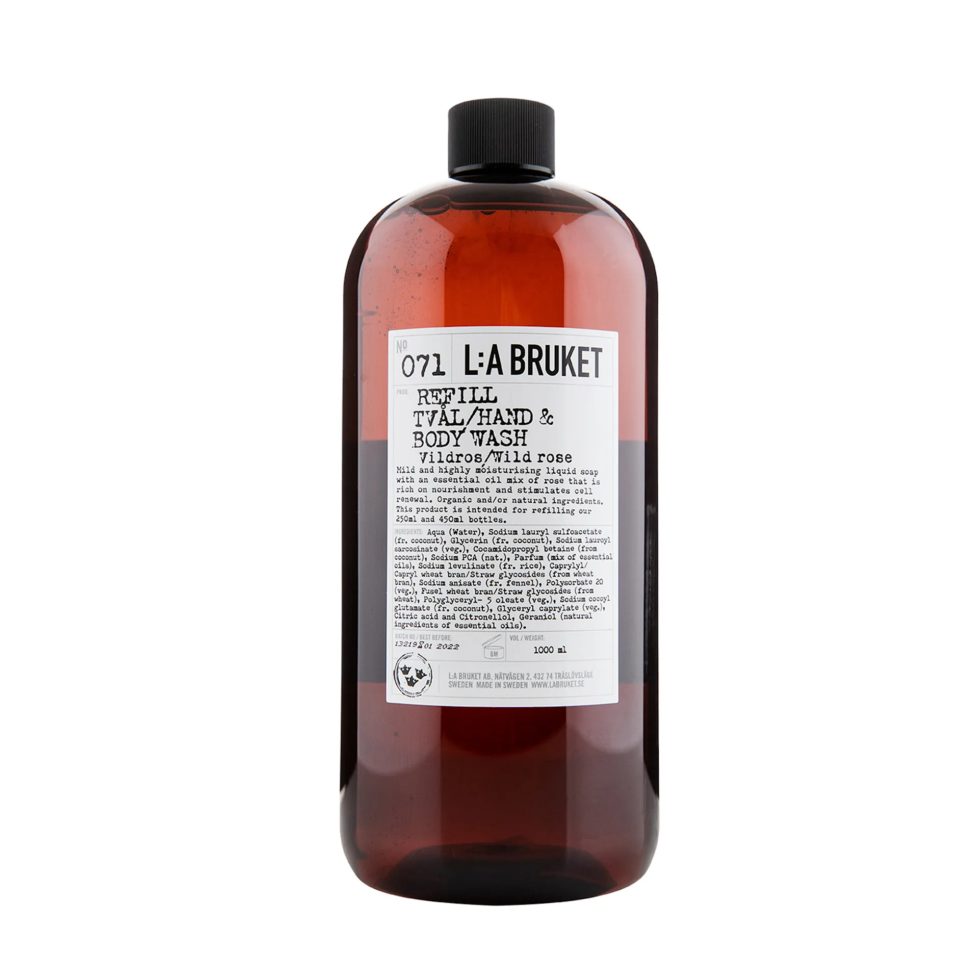 Refill Liquid Soap 1000 ml - L:a Bruket - NO GA