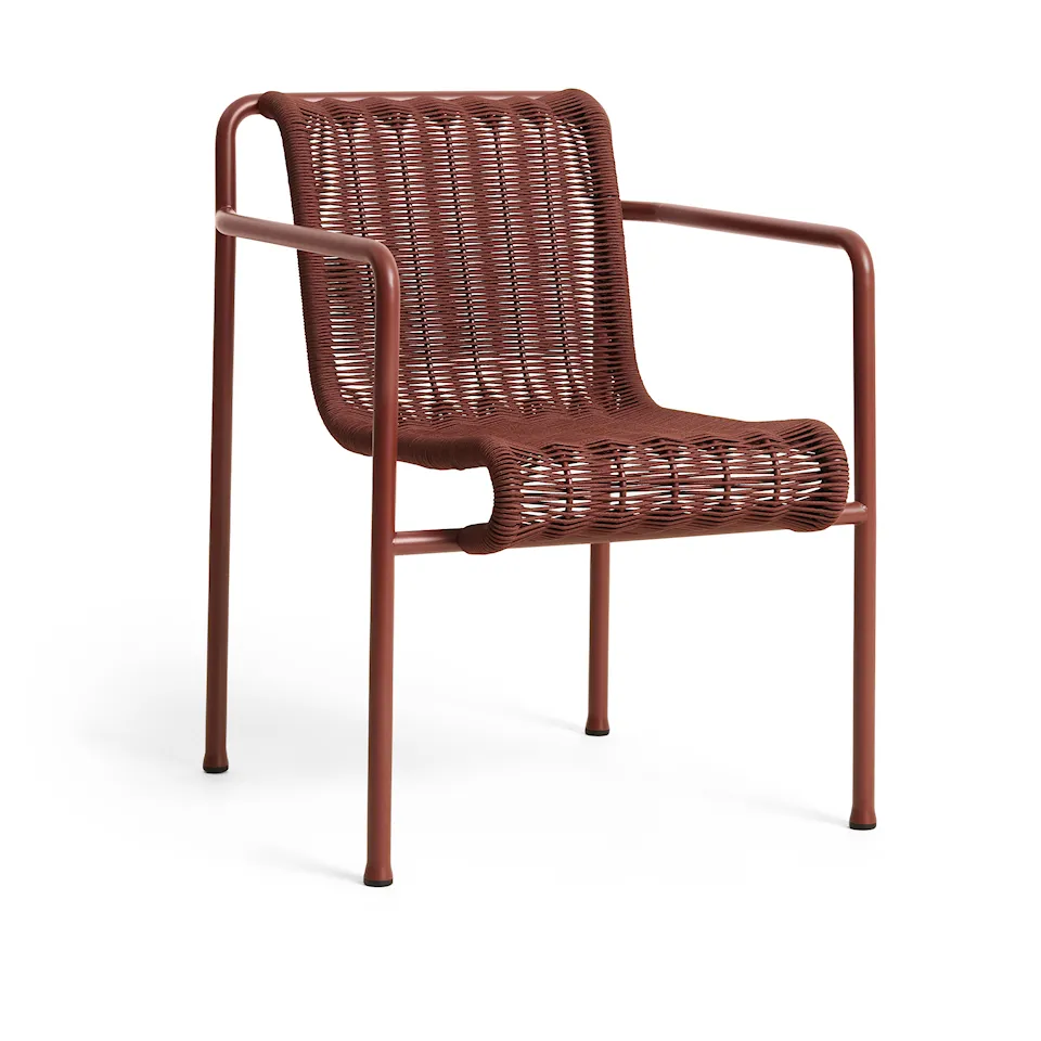 Palissade cord arm chair - Iron Red