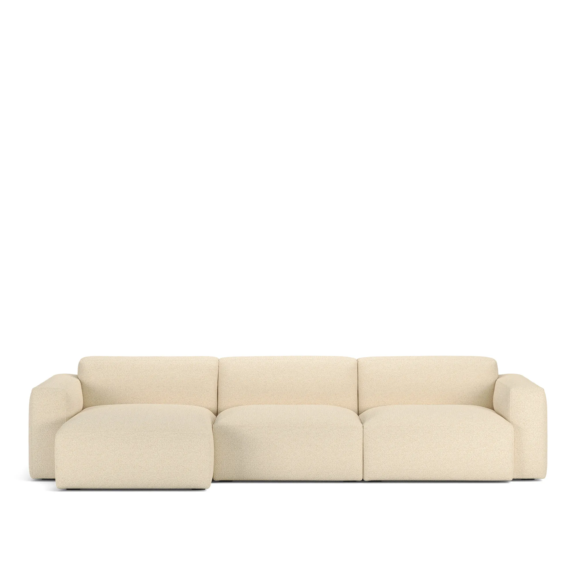 Brick 3-Seater Chaise Lounge Left - 1