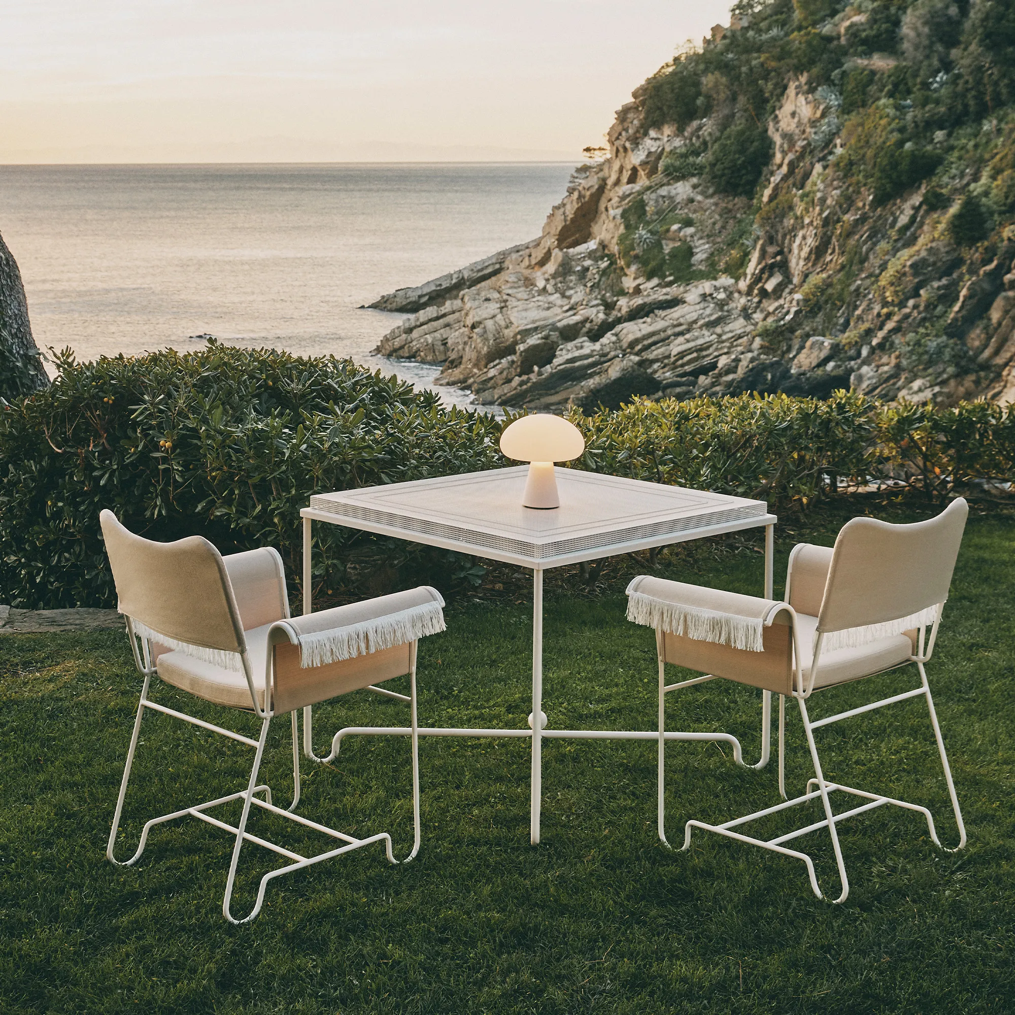Tropique Outdoor Dining Chair White - 3