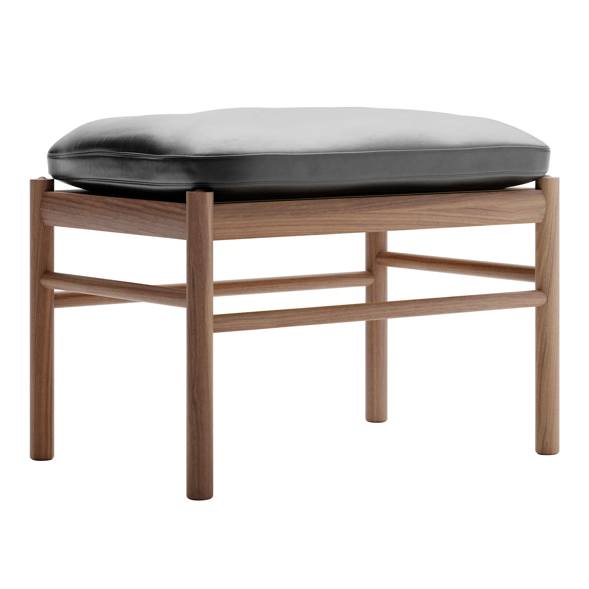 OW149F Colonial Footstool - Valnød - Carl Hansen - NO GA